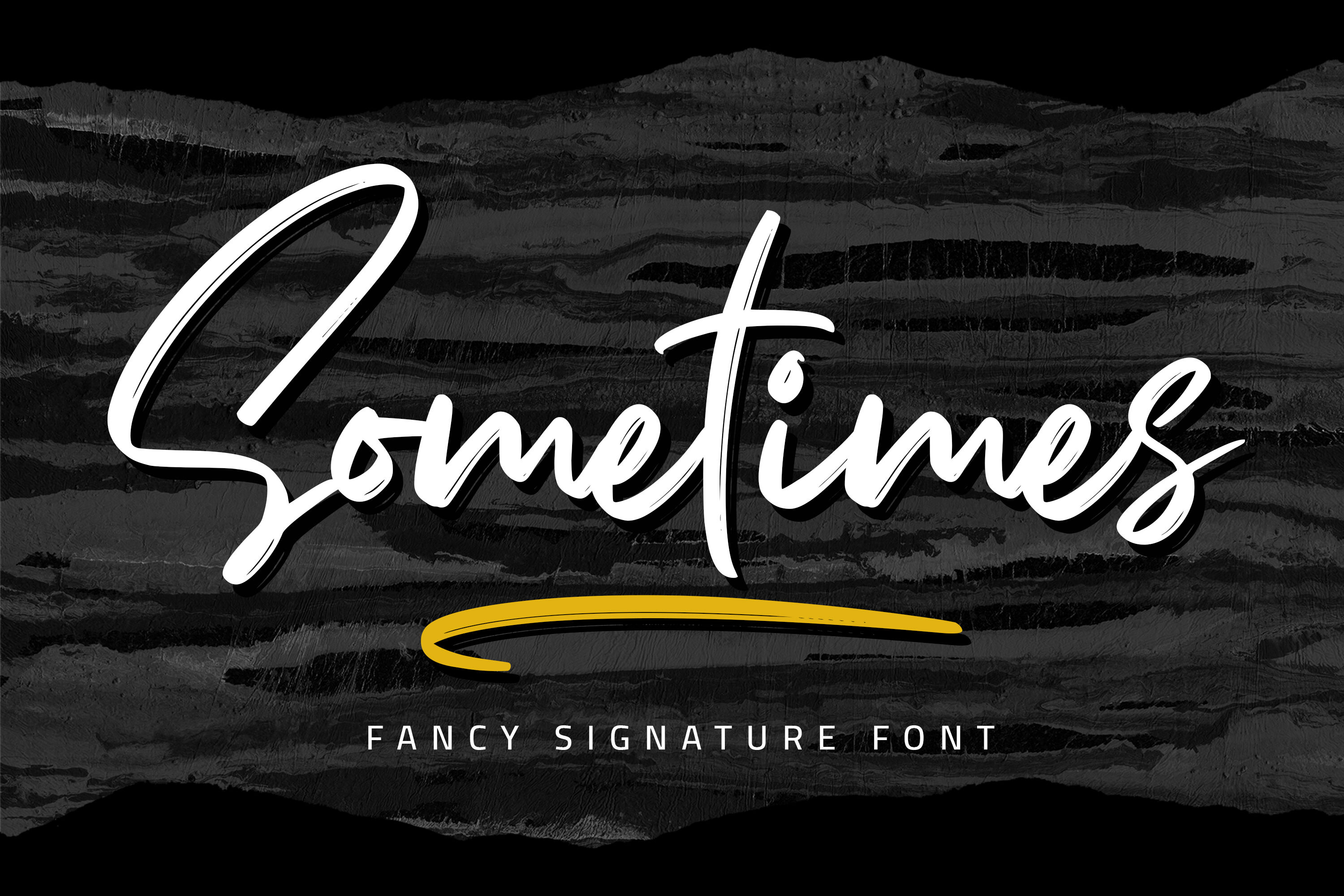 Sometimes Fancy Signature Font By Almarkha Type Thehungryjpeg Com