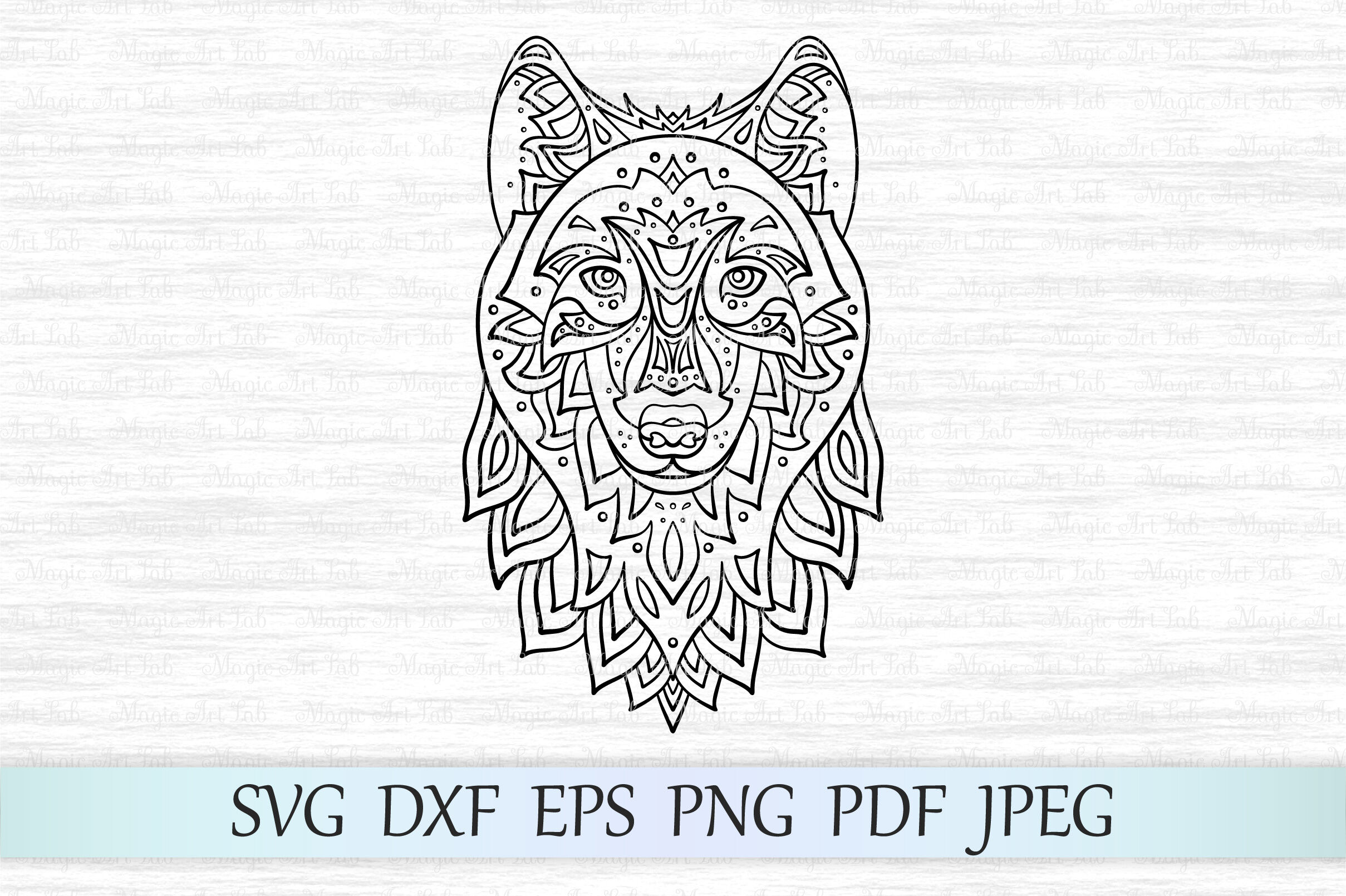 Free Free Mandala Wolf Svg Free 253 SVG PNG EPS DXF File