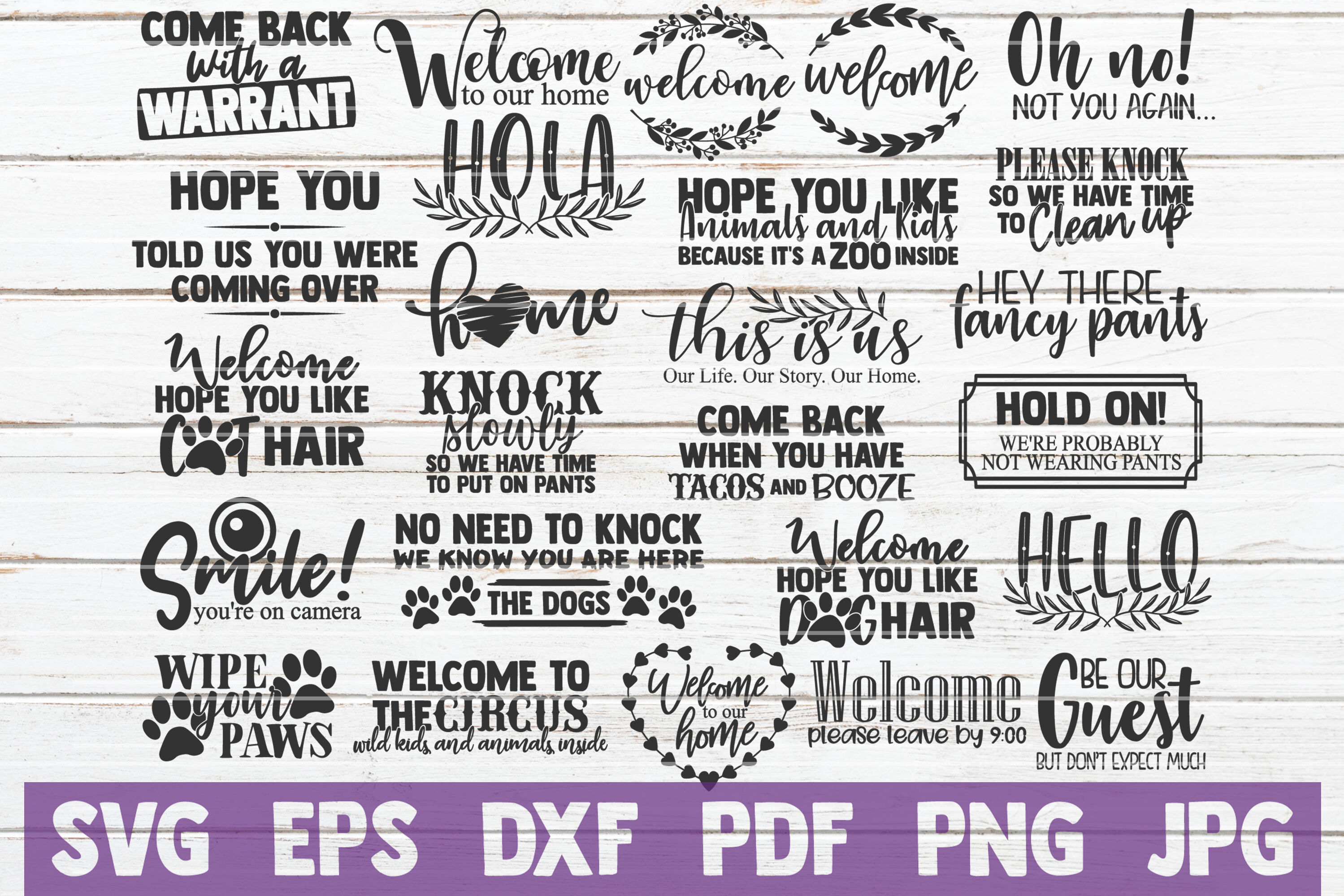 Download Doormat Svg Bundle Funny Svg Cut Files By Mintymarshmallows Thehungryjpeg Com