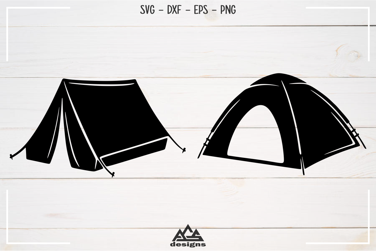 Camp Camping Tent Packs Svg Design By AgsDesign ...
