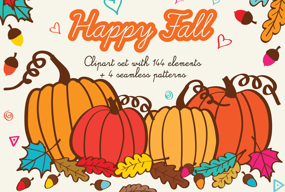 happy fall clip art