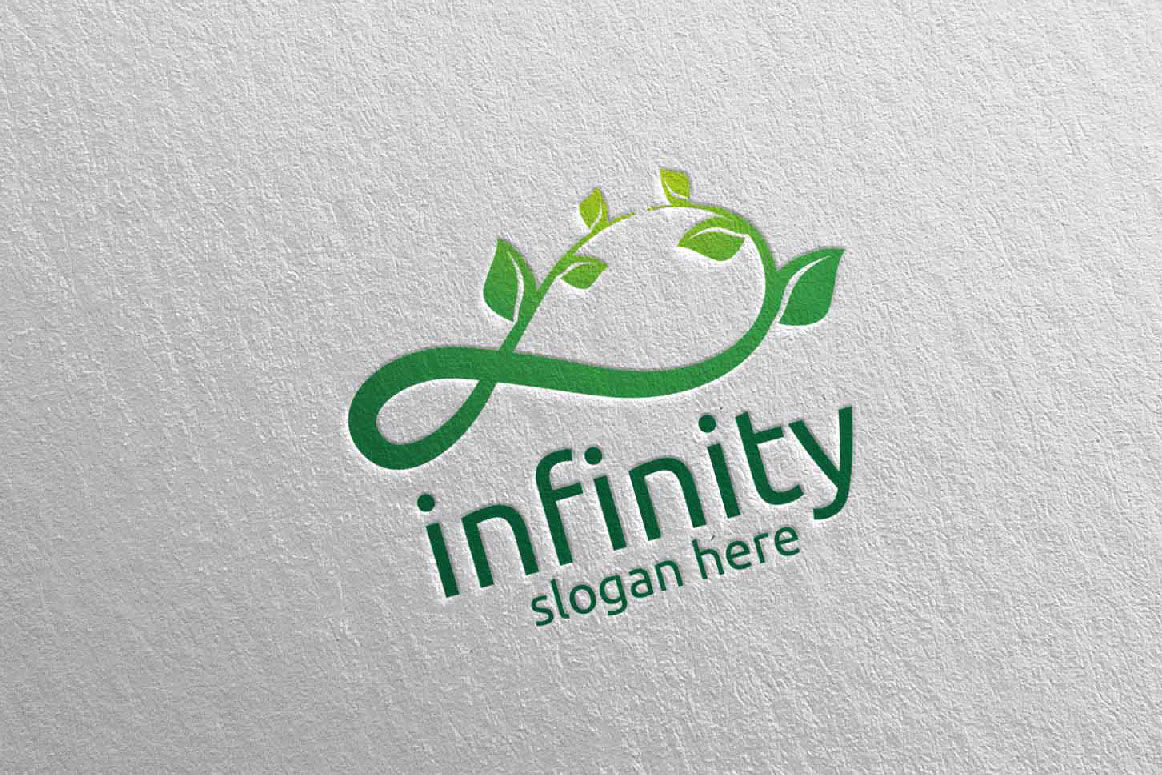 Green Infinity Loop Logo Design 33 By Denayunethj Thehungryjpeg Com