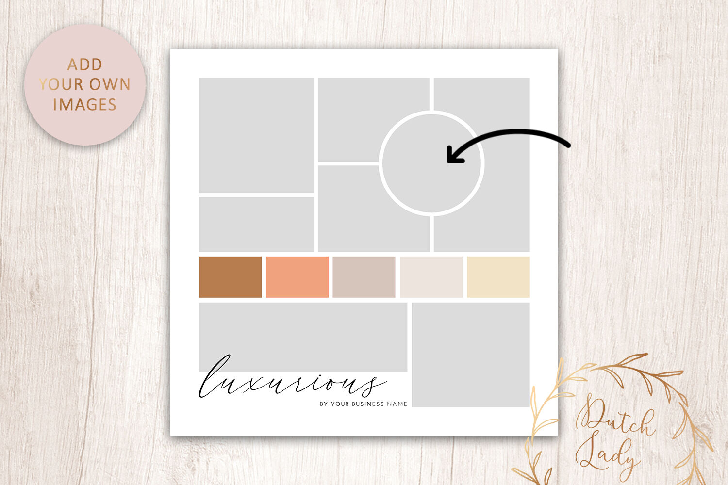 PSD Mood & Vision Board Template #7 By The Dutch Lady Designs ...