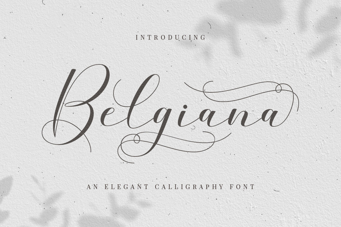 Belgiana Script By Megatype Thehungryjpeg Com