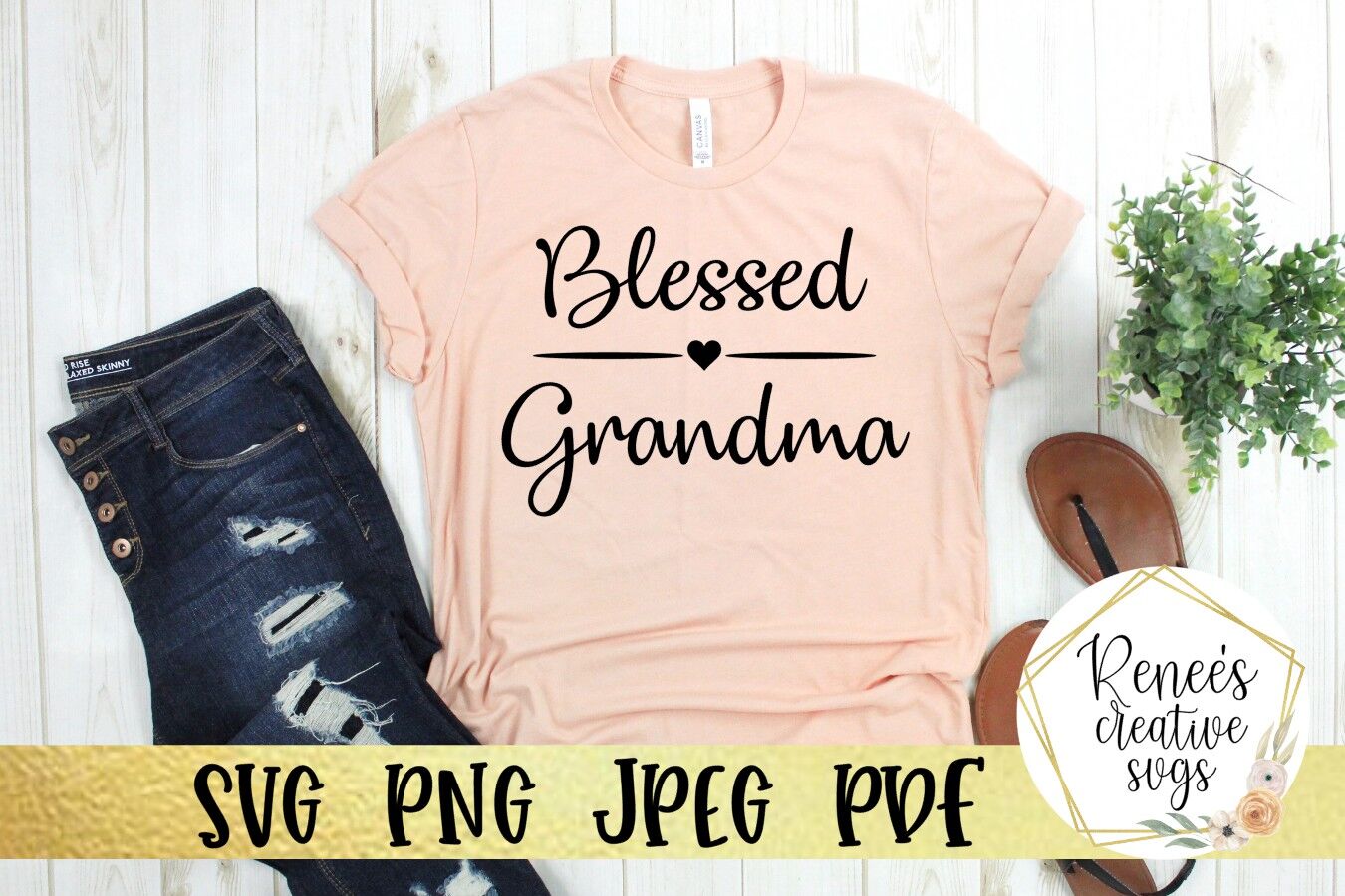 Download Blessed Grandma SVG By Renee's Creative Svg's ...