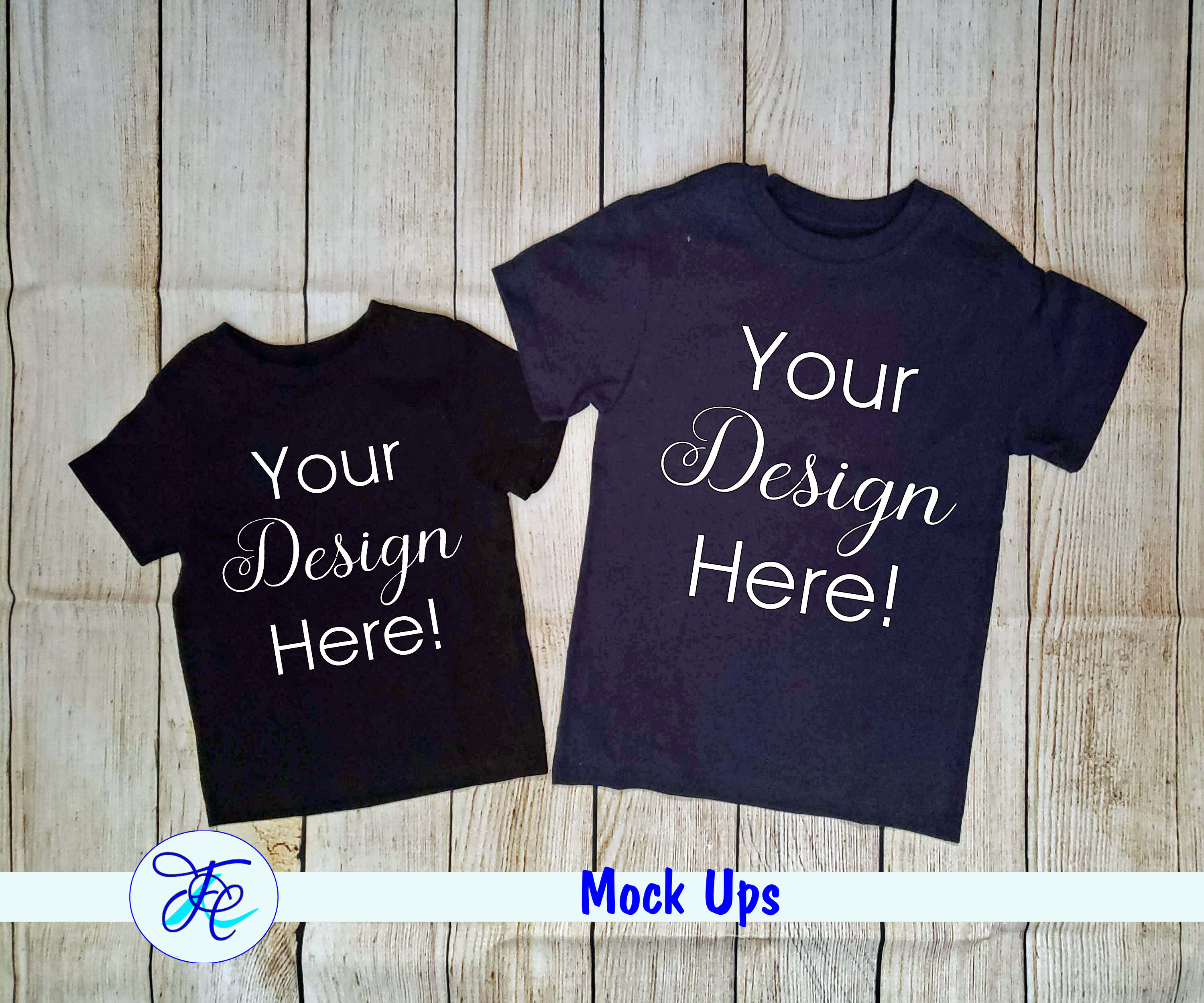 Youth Shirts Mock Ups By Family Creations | TheHungryJPEG