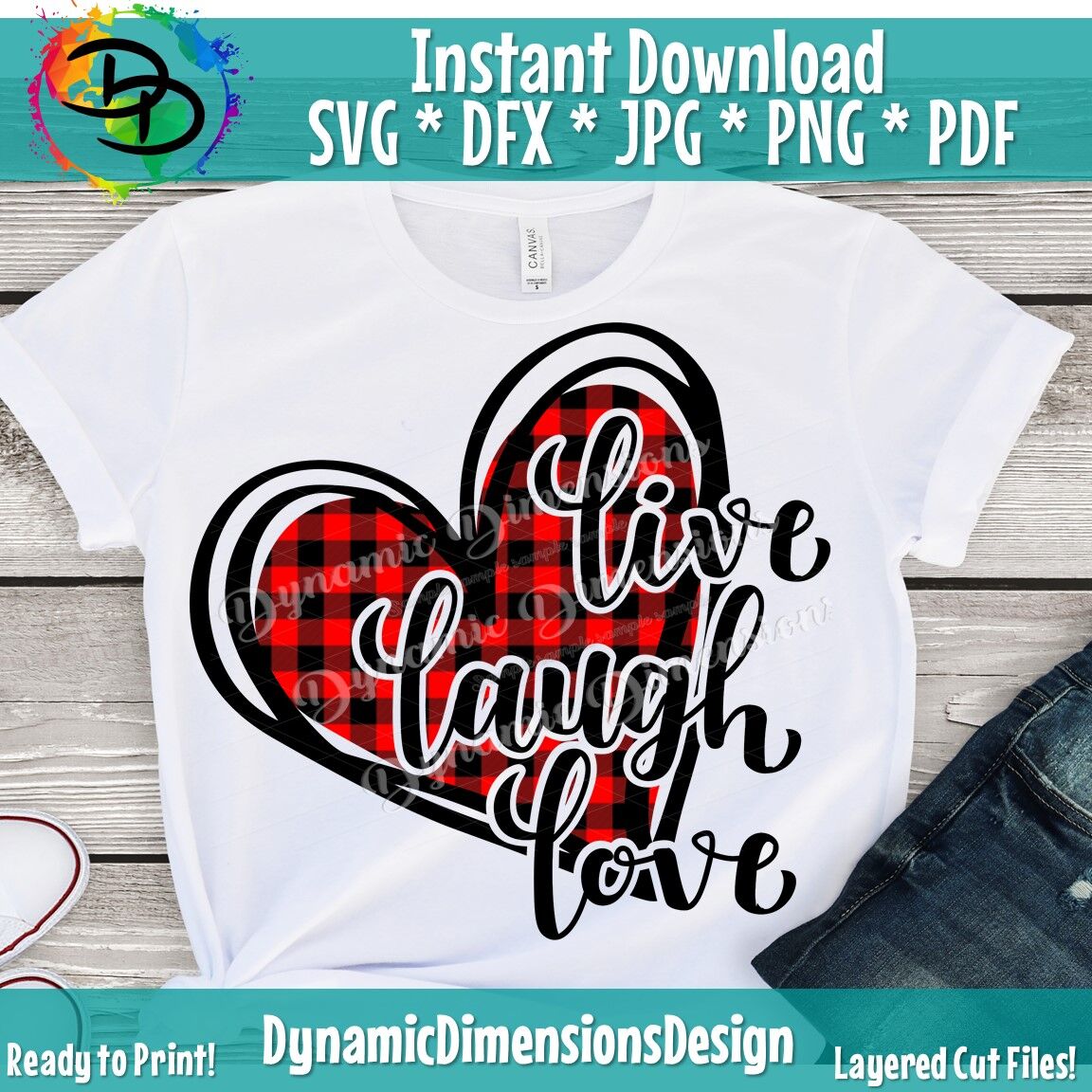 Download Valentines Day SVG, Live Laugh Love Svg, Heart shirt ...