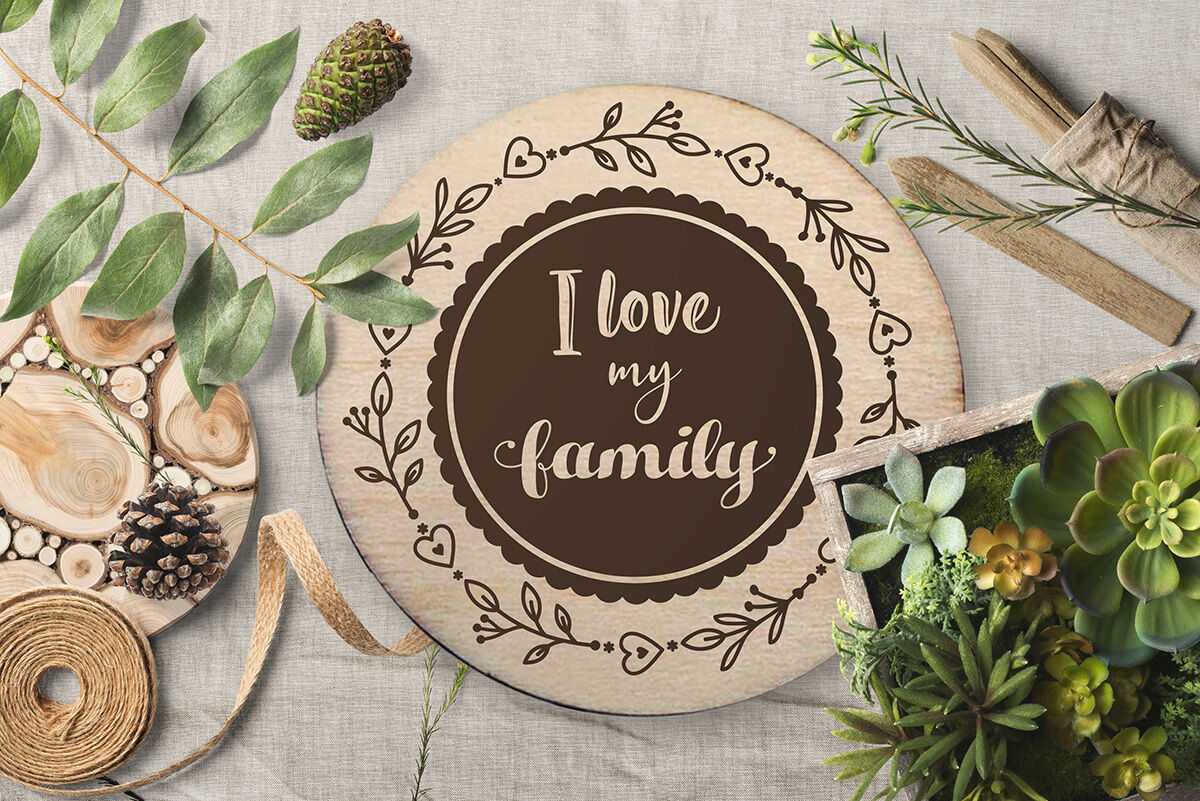 Love Family Svg Quote Cut File By Zoya Miller Svg Thehungryjpeg Com