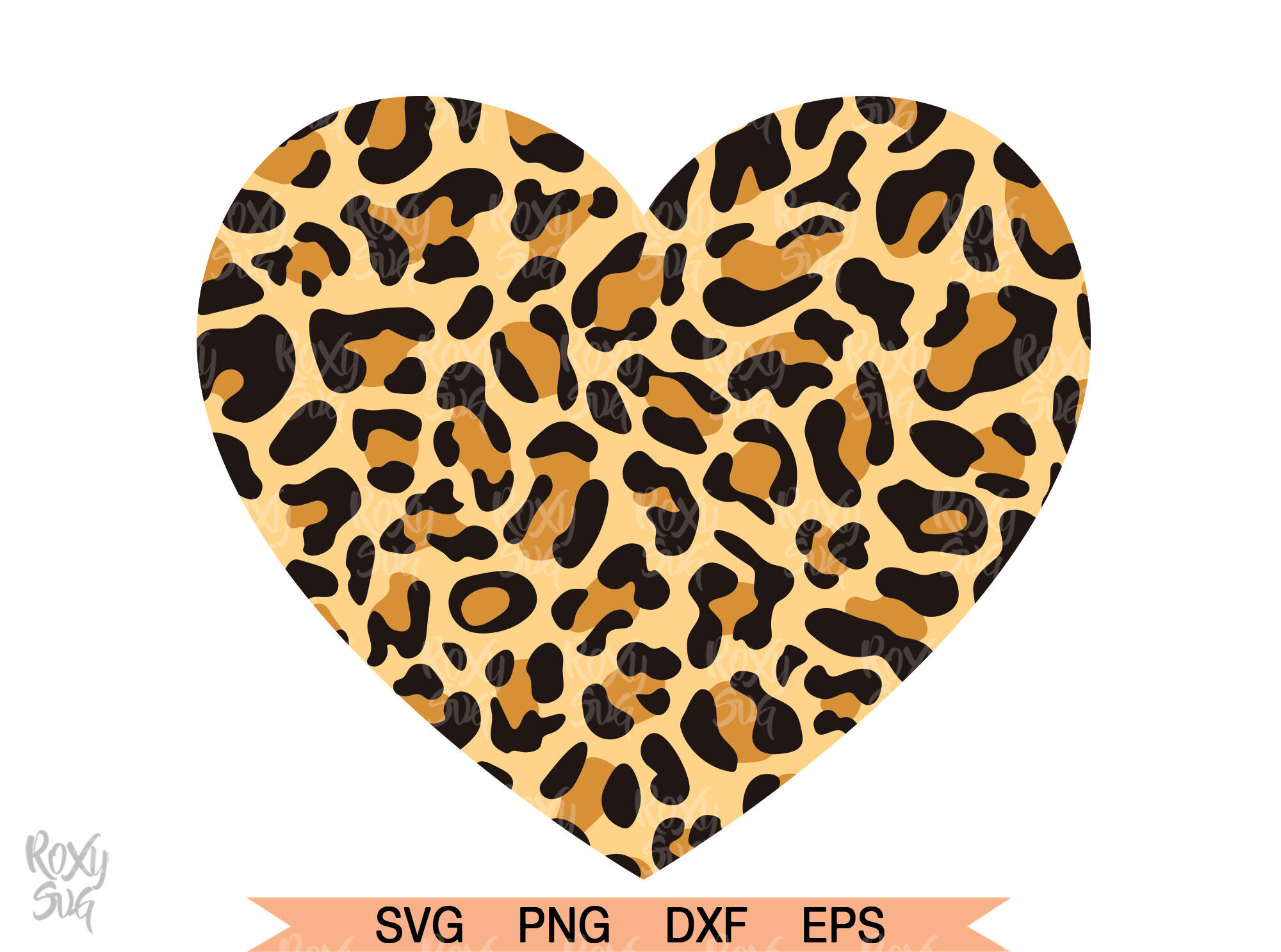 Download Valentines Day Svg, Leopard print Heart Svg, Valentines ...