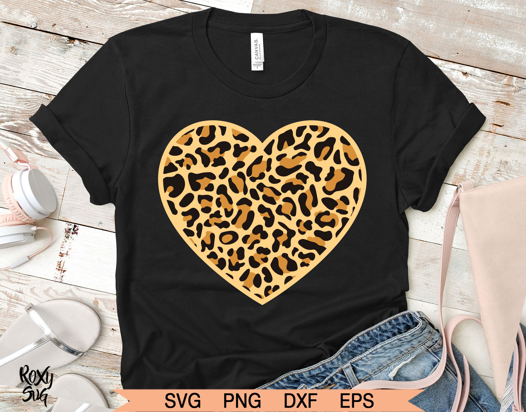 Download Leopard Heart Svg, Valentine's Day Svg, Love Svg, Valentines Svg By Lovely Graphics ...