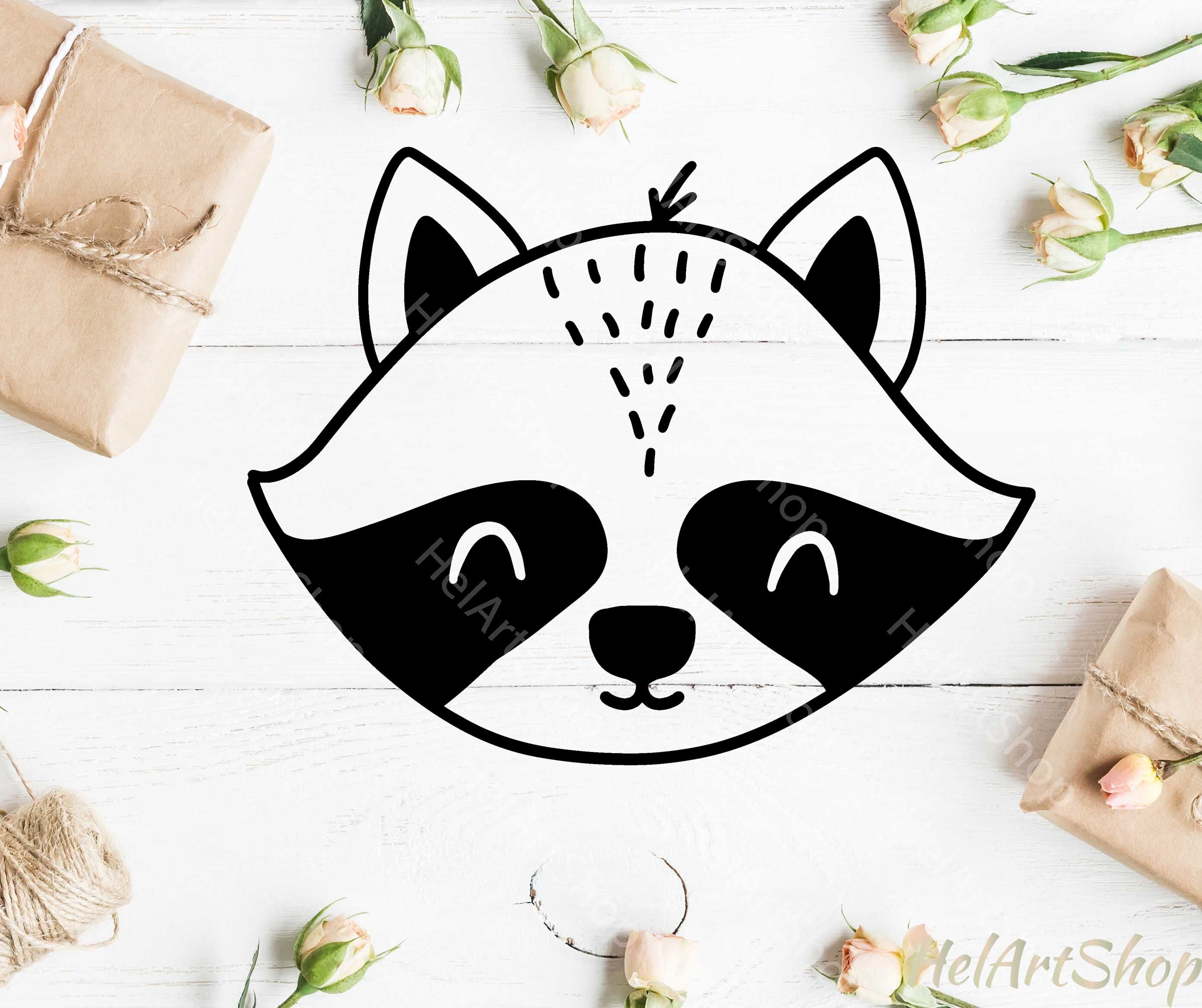 Download Raccoon Svg Forest Animals Svg Woodland Svg By Helartshop Thehungryjpeg Com PSD Mockup Templates