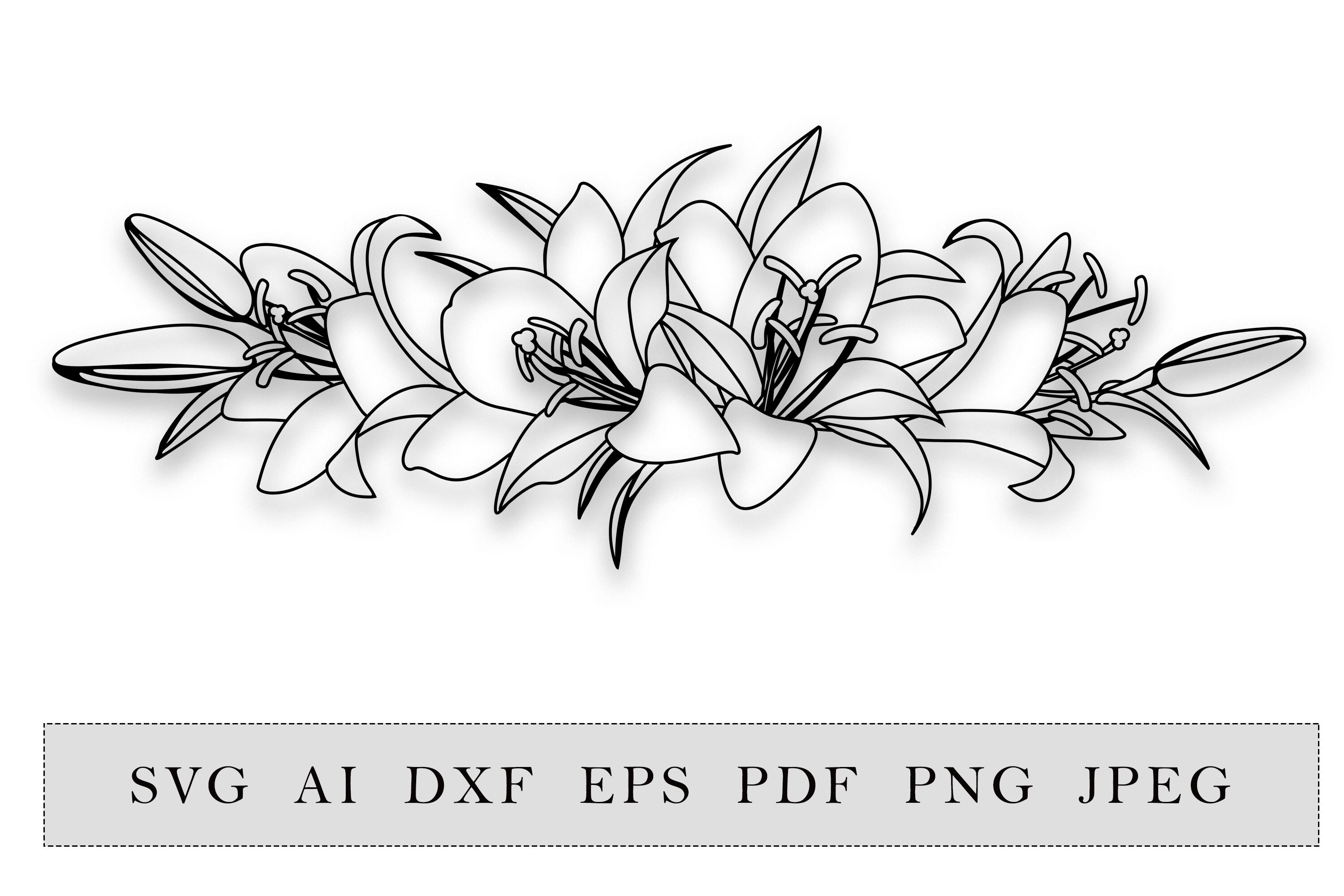 Download Get Free Svg Design Bundle Of Flowers Svg