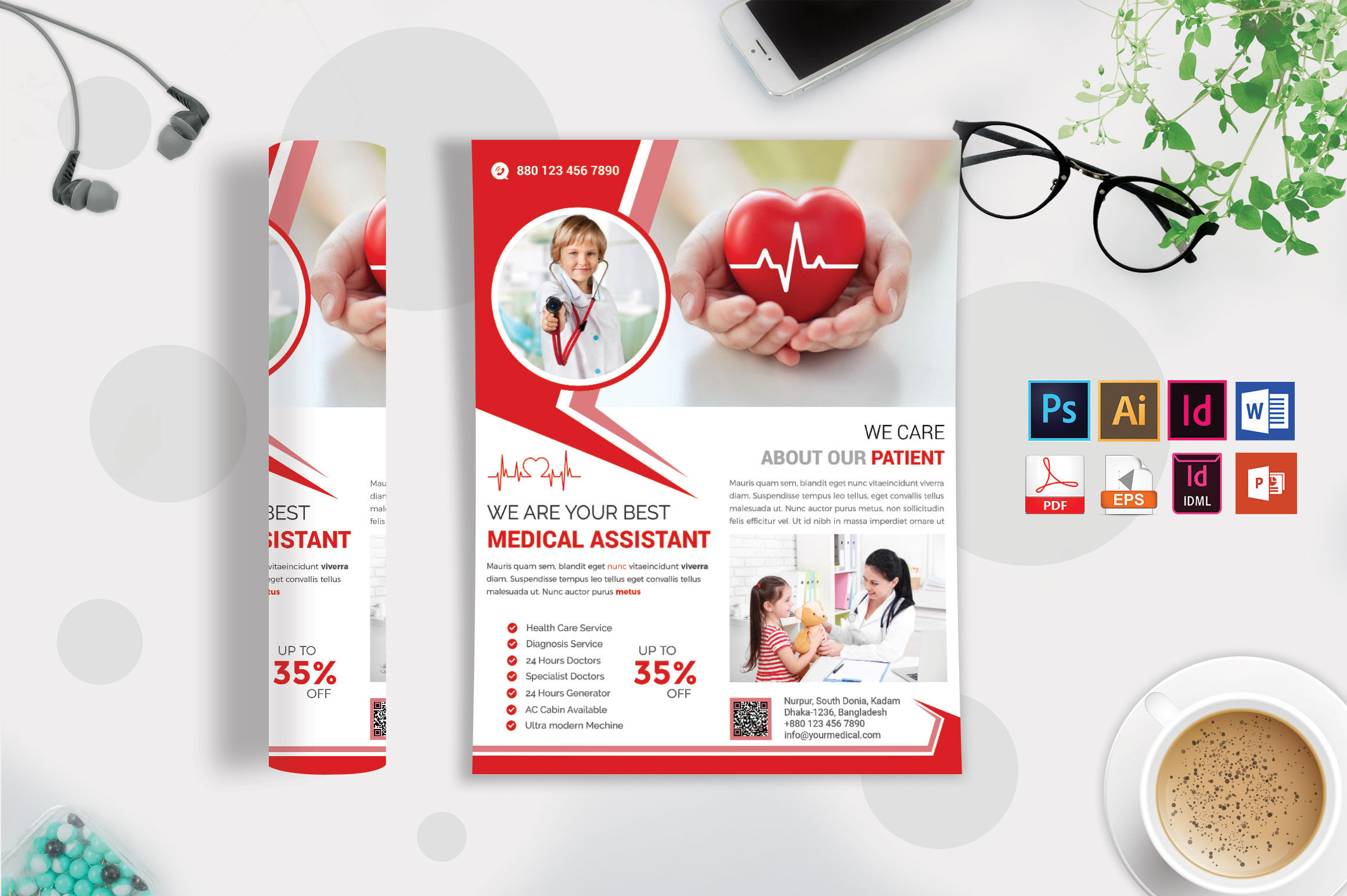 Doctor Medical Flyer Vol 09 By Imagine Design Studio Thehungryjpeg Com