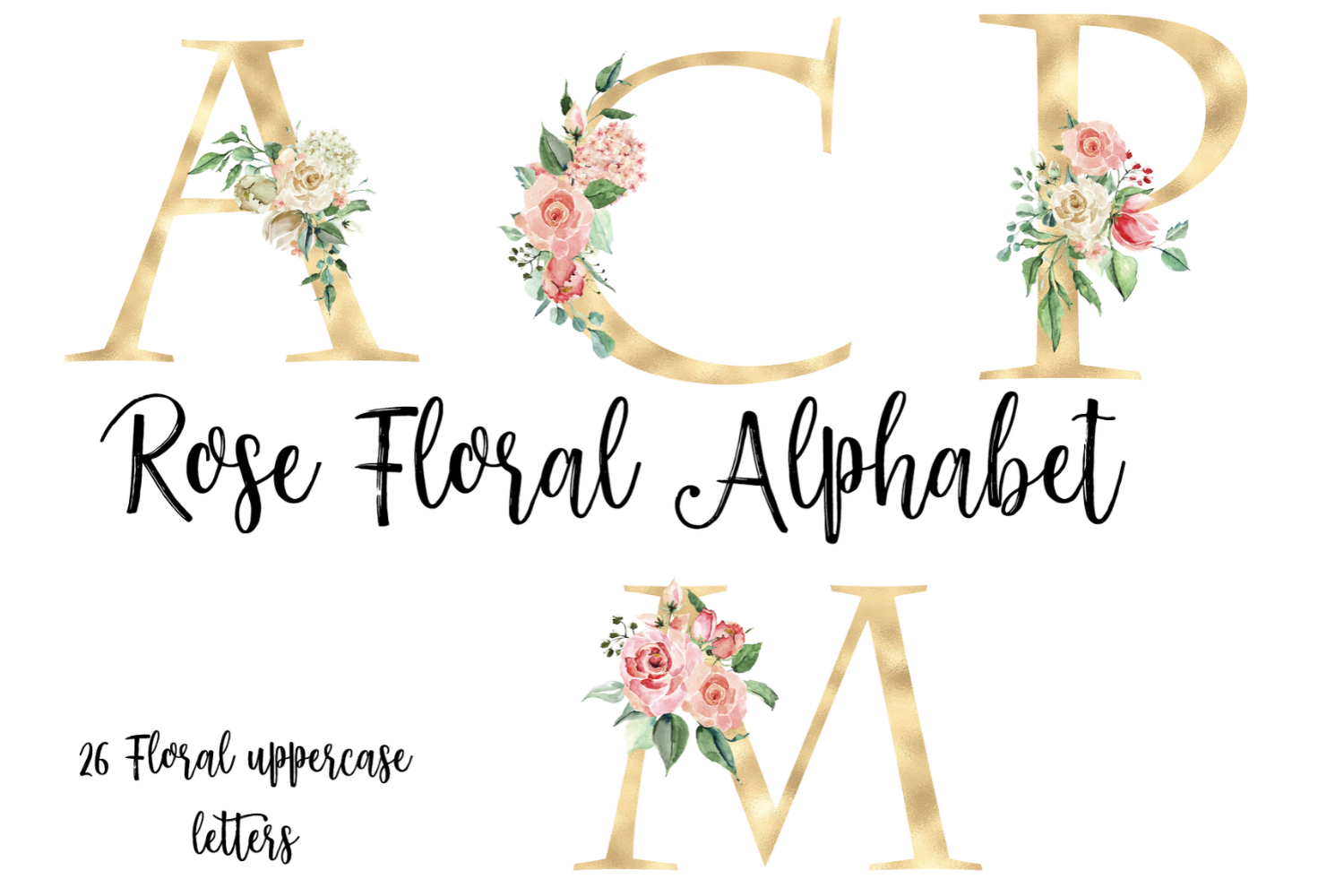 Rose Letter Fonts