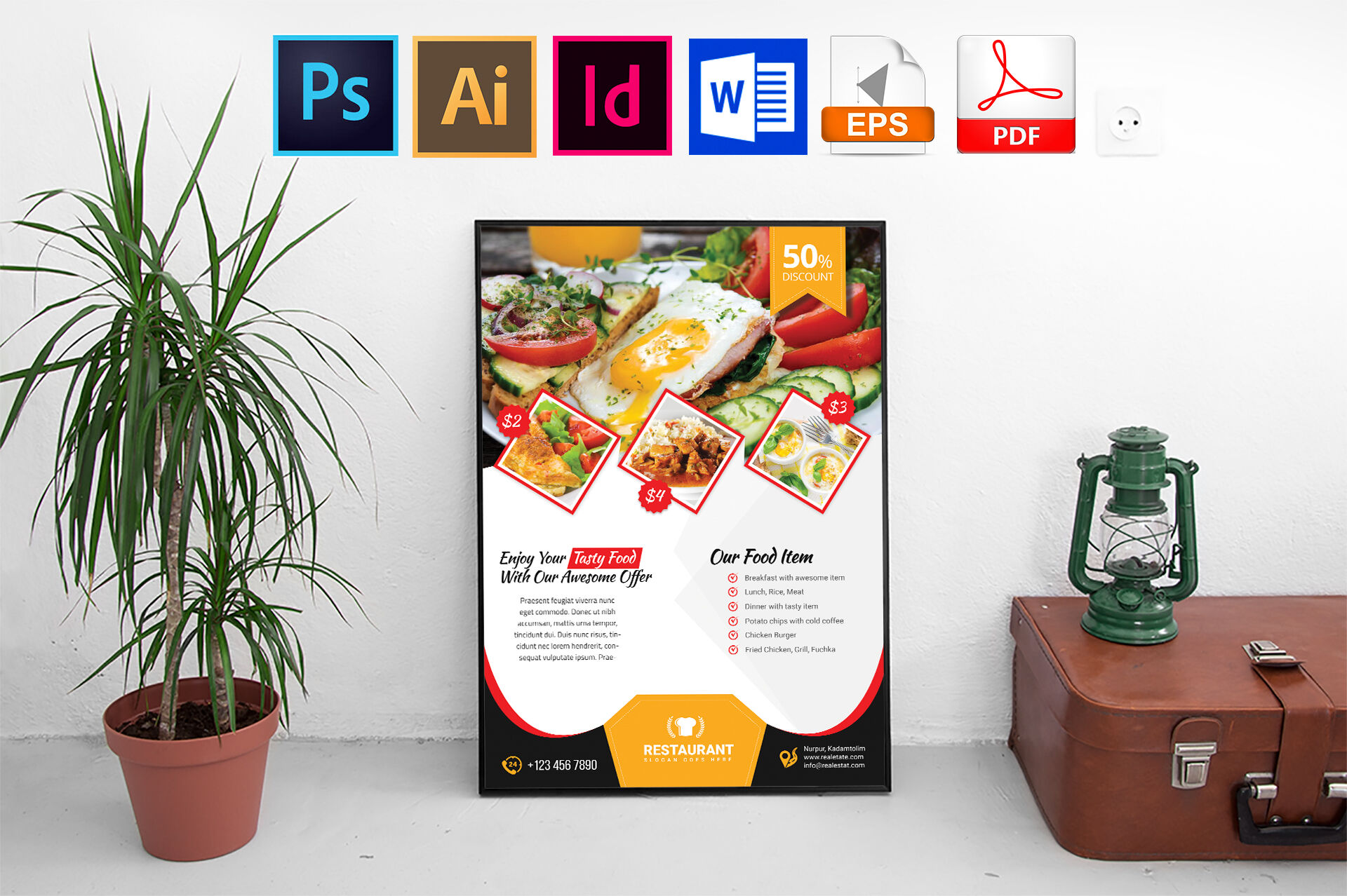 Download Restaurant Branding Mockup Psd Free Yellowimages