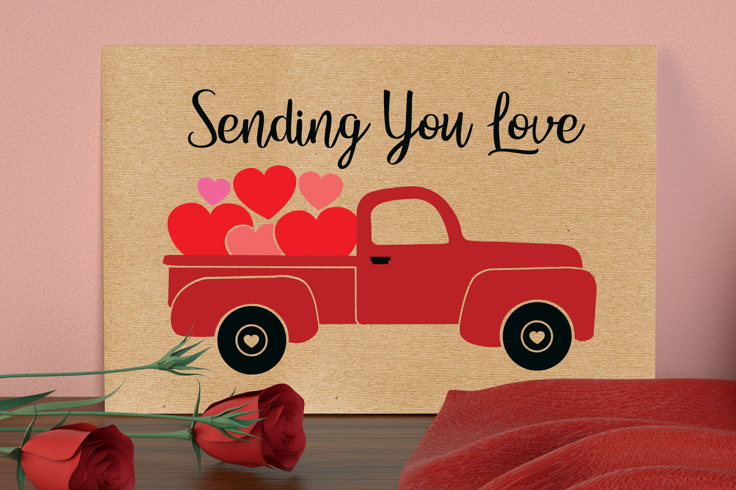 Sending You Love Svg Valentines Svg By All About Svg Thehungryjpeg Com