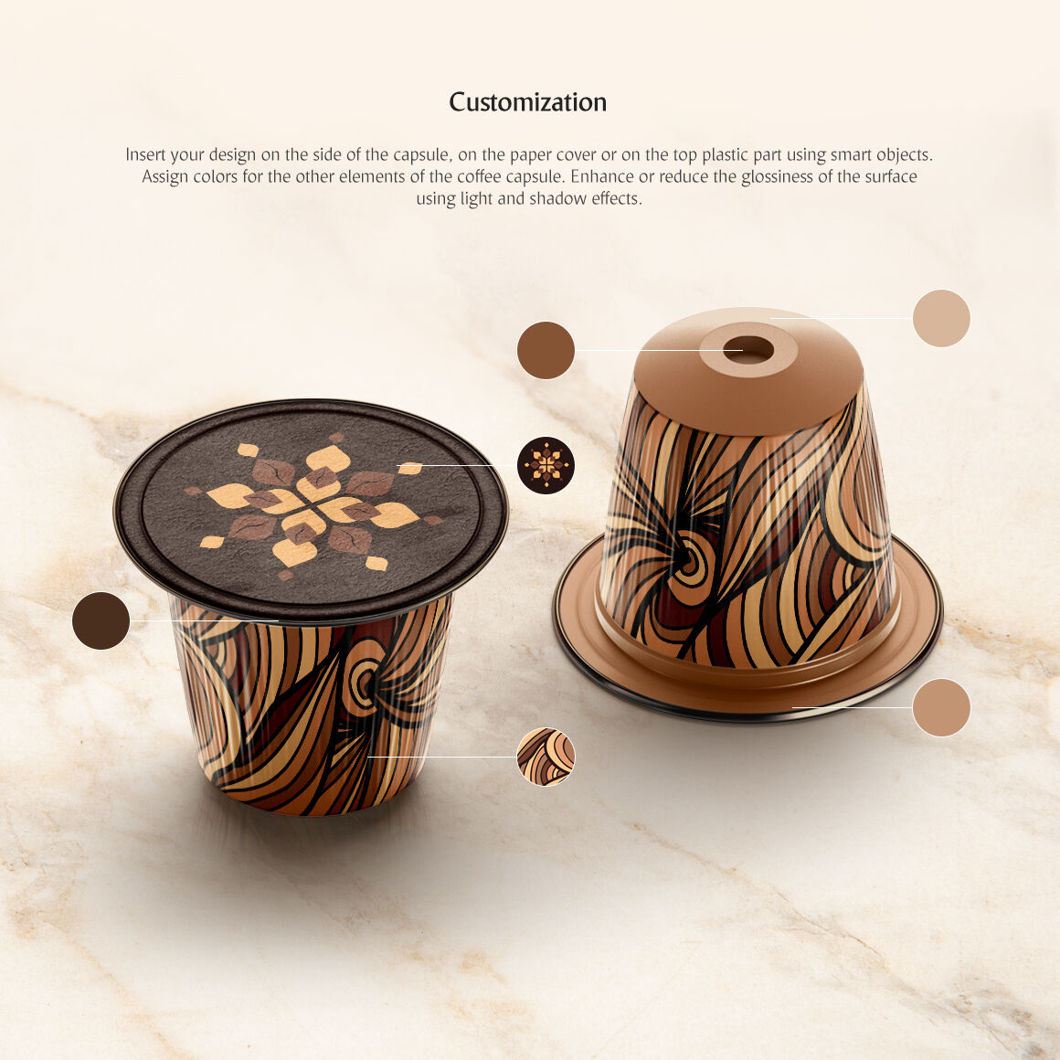 Download Kraft Paper Bag With Coffee Capsules Mockup Yellowimages