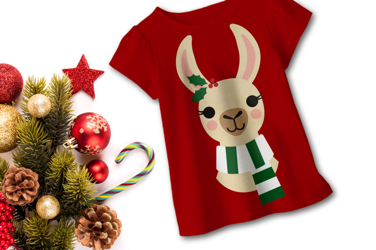 Download Christmas Llama | SVG | PNG | DXF By Risa Rocks It ...