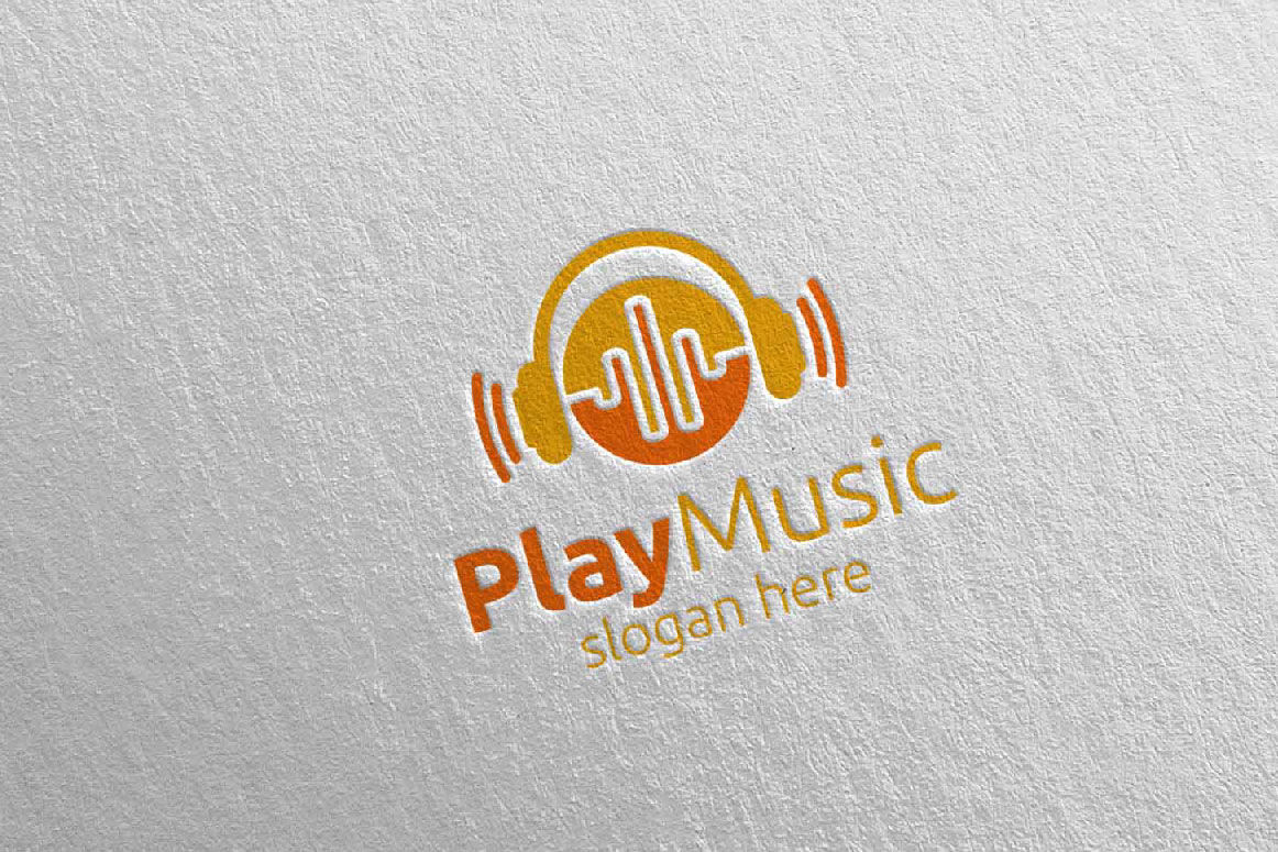 Play Music logo | Music logo, Music logo design, Music design