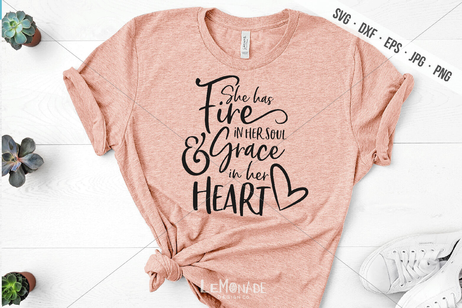 She Has Fire In Her Soul And Grace In Her Heart SVG, Cut File By ...