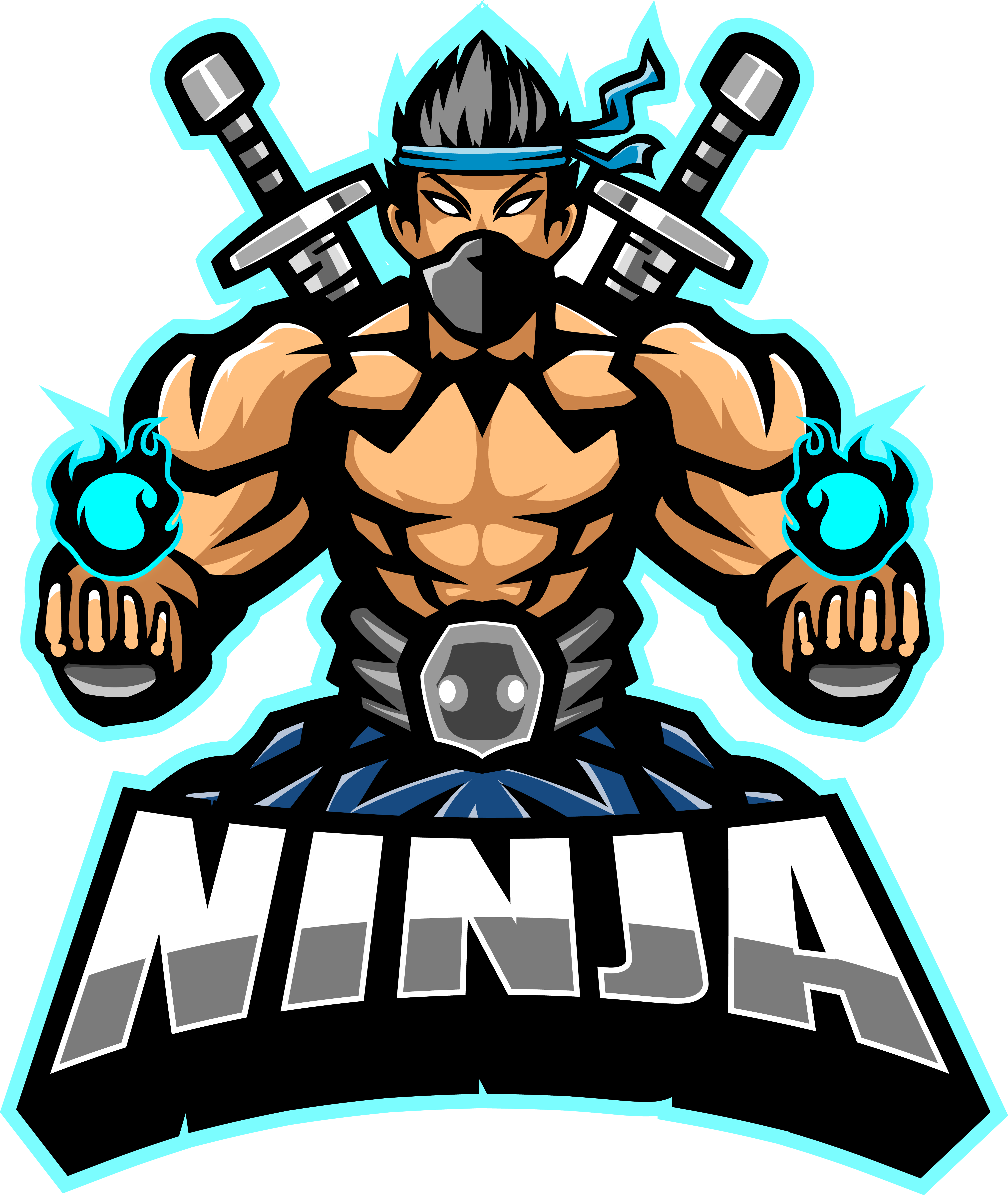 Gamer Ninja Mascot Logo Gamer Ninja Esports Logo Gami - vrogue.co