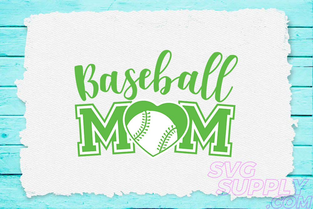 Download Mom Love Baseball Clipart Svg For Baseball Tshirt By Cuttingsvg Thehungryjpeg Com