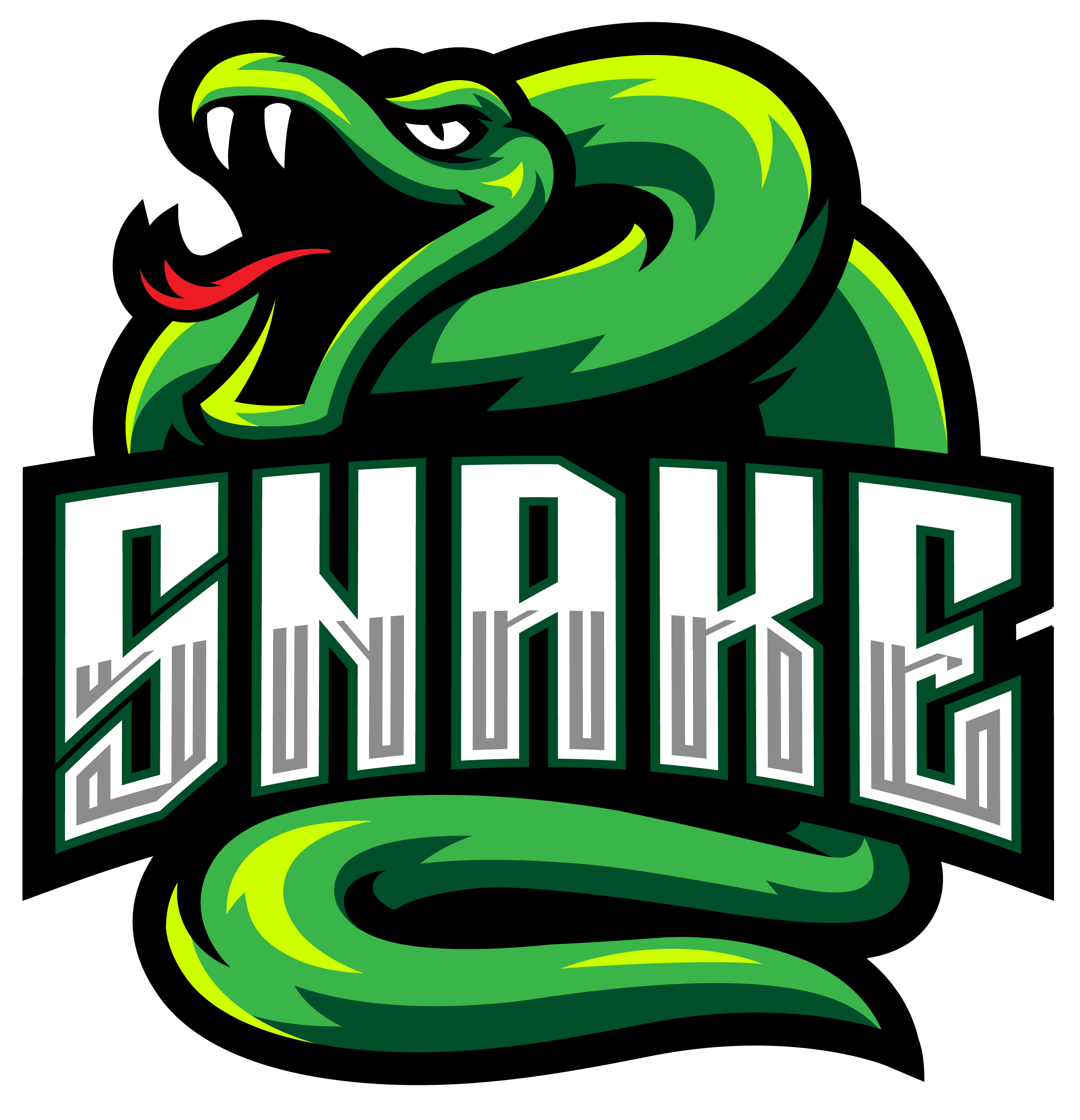 Green snake esport mascot logo design By Visink | TheHungryJPEG.com