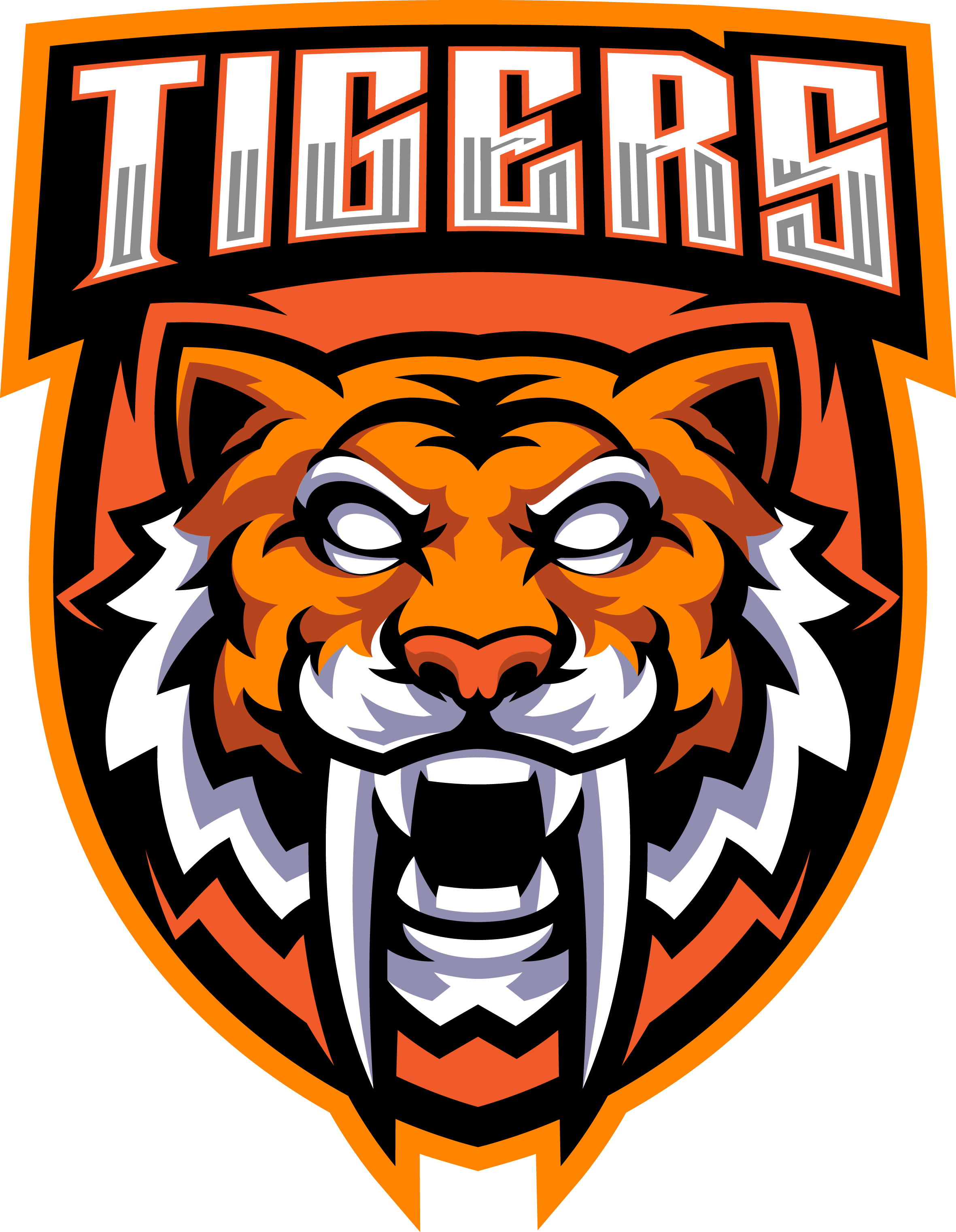 Tiger Head Esport Mascot Logo Design By Visink Thehungryjpeg