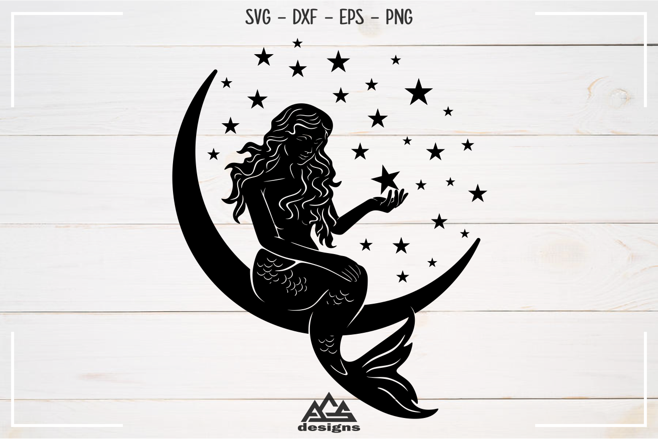 Free Mermaid Svg Export SVG PNG EPS DXF File