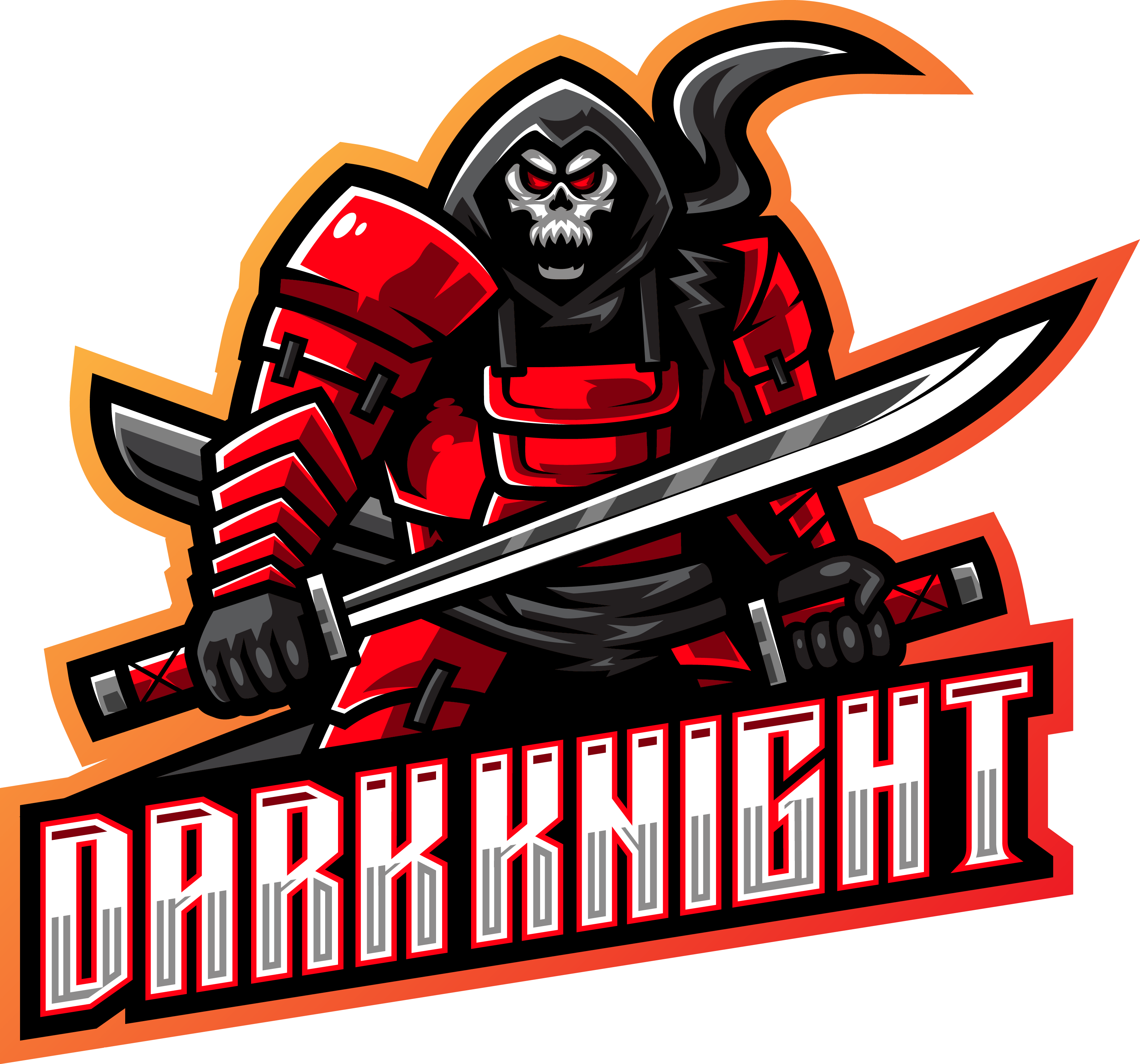 dark knight logo vector