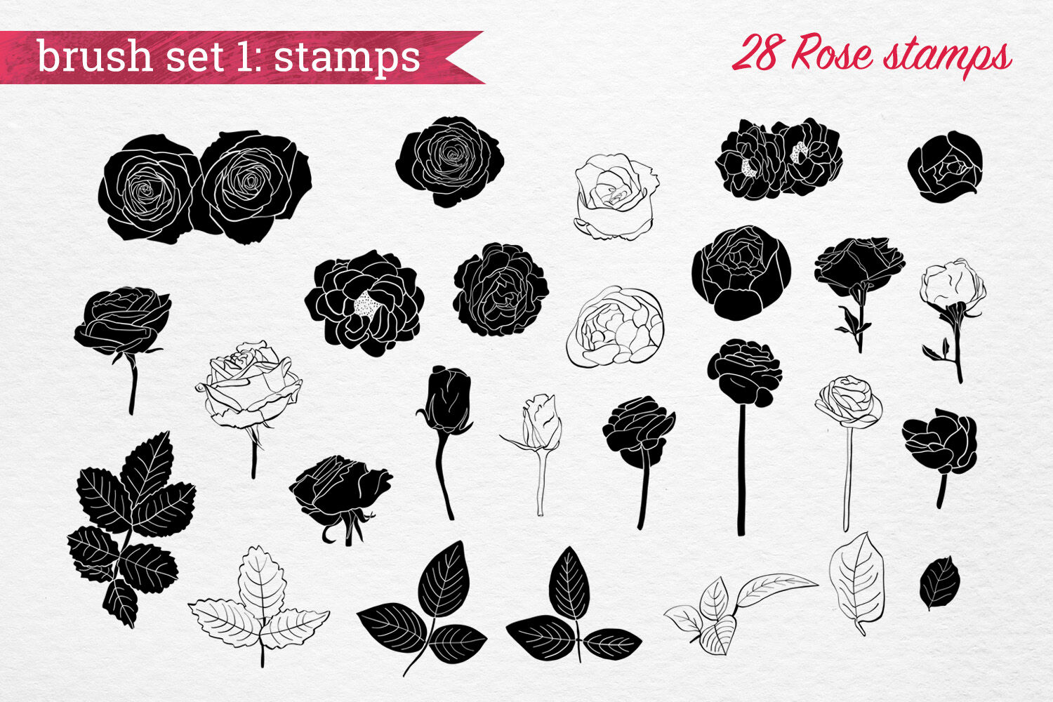 rose stamp brush procreate free