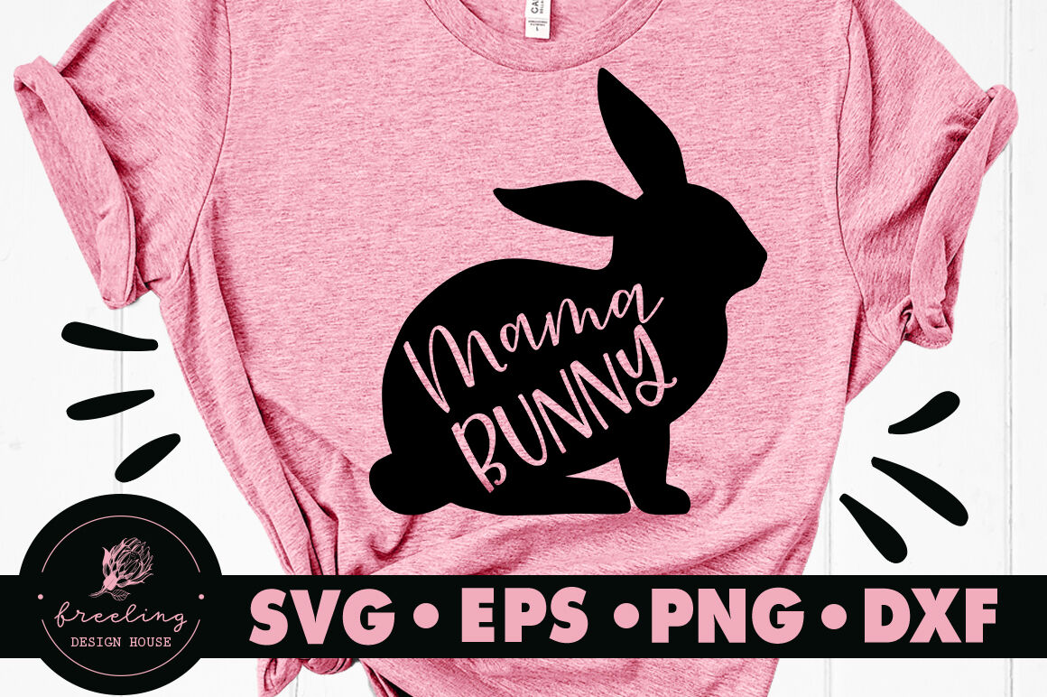 Mama Bunny SVG By Freeling Design House | TheHungryJPEG.com