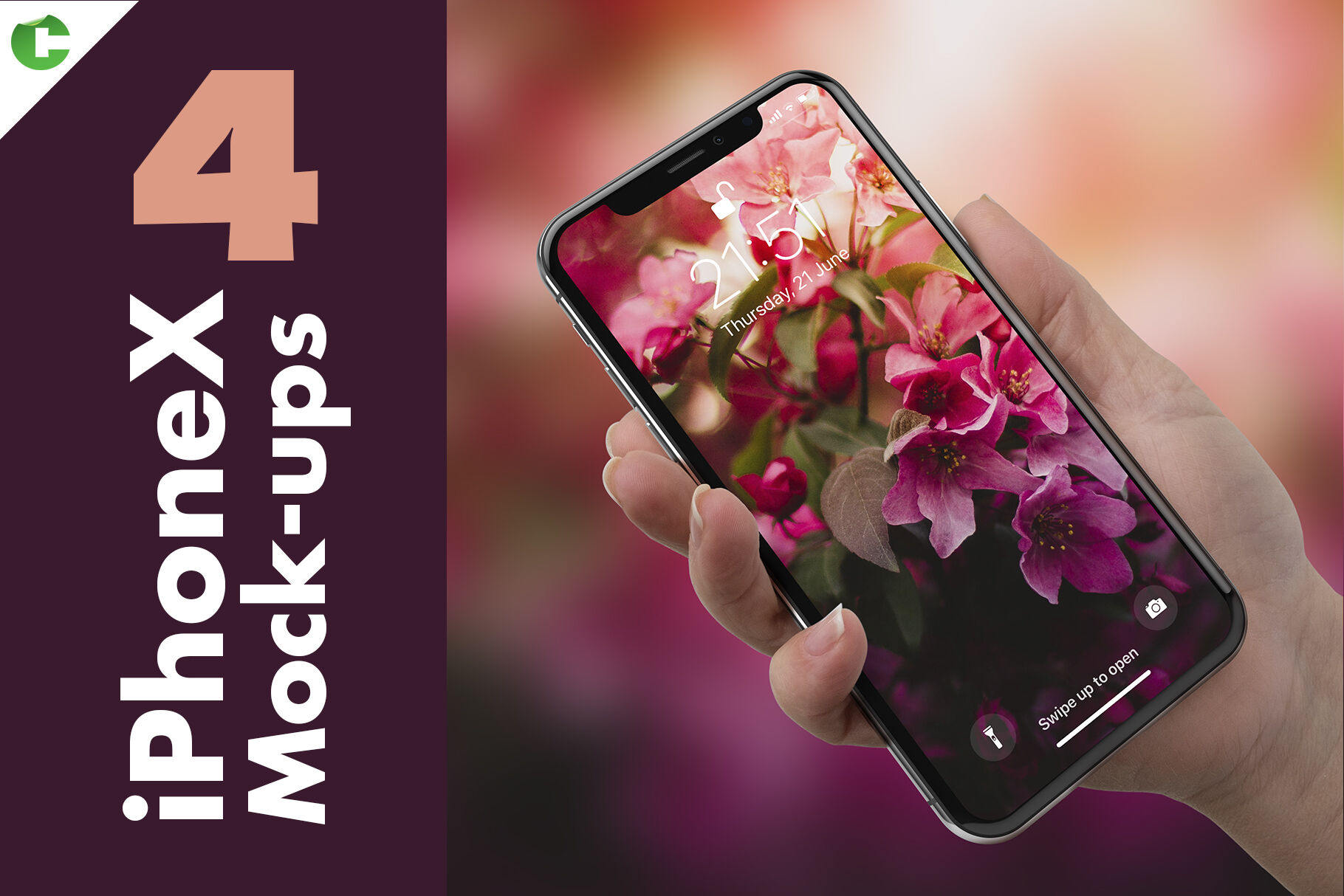 4 Iphone X Xs 11pro Mock Up By Colatudo Thehungryjpeg Com