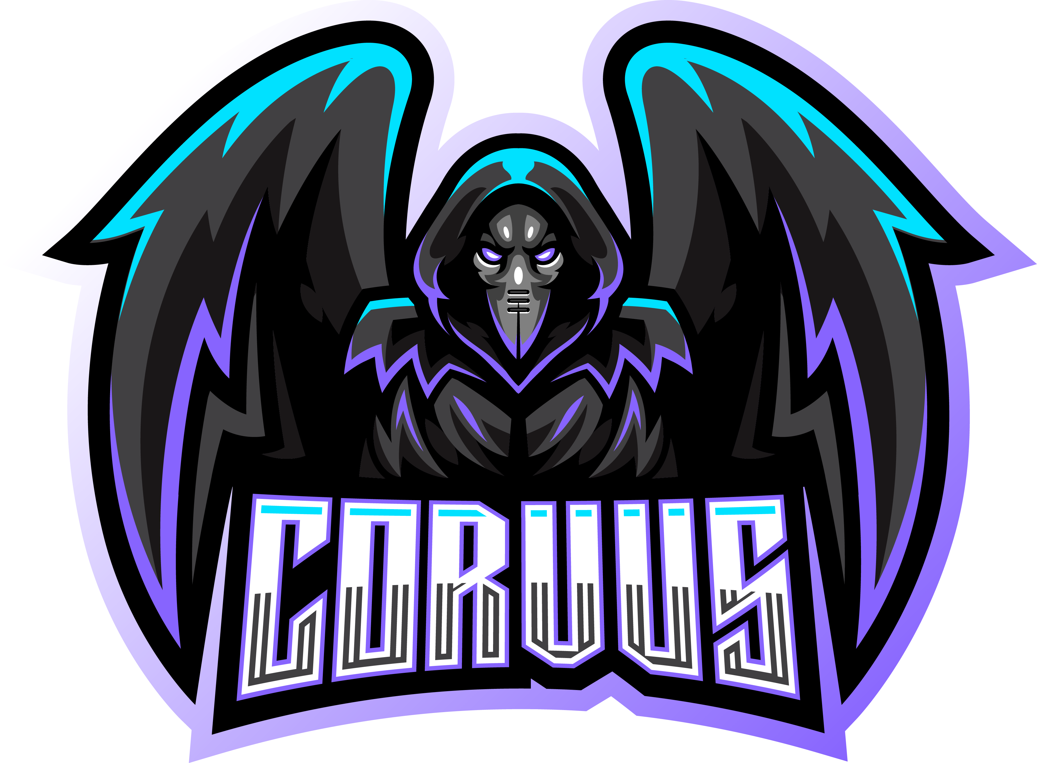 Corvus Esport Mascot Logo Design By Visink Thehungryjpeg