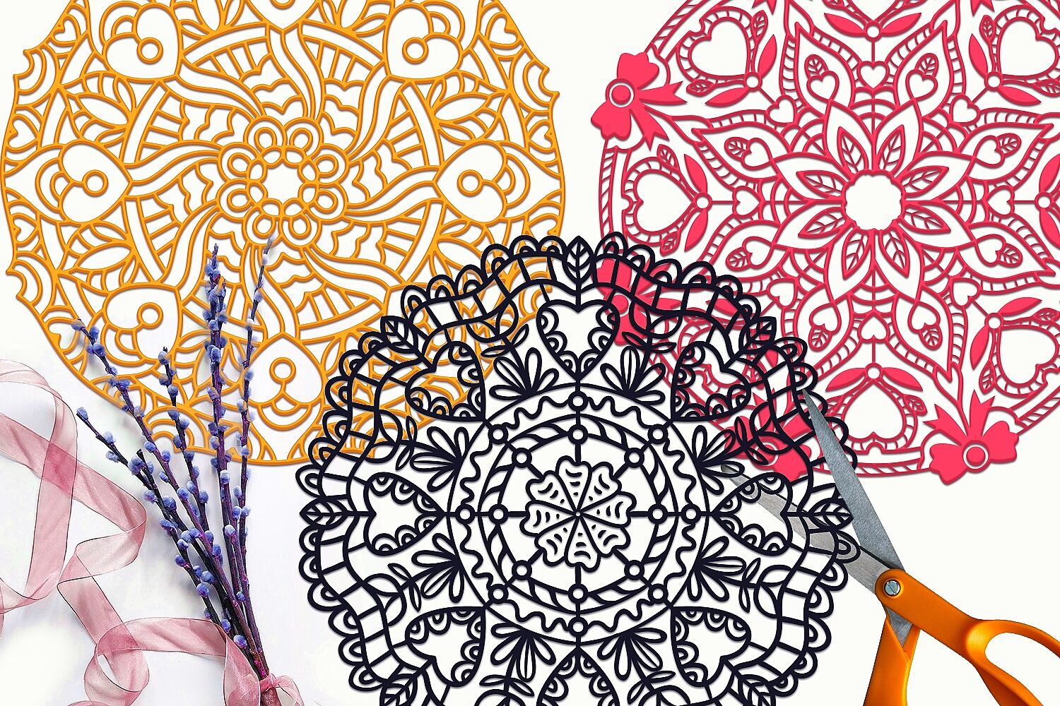 Download Love Mandalas SVG Cut Files Pack By Craft-N-Cuts | TheHungryJPEG.com