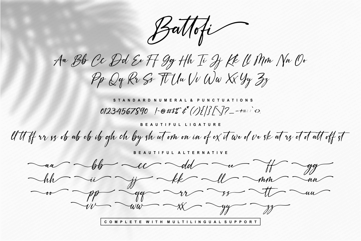 Battofi Handwritten Font By Vilogsign Thehungryjpeg Com
