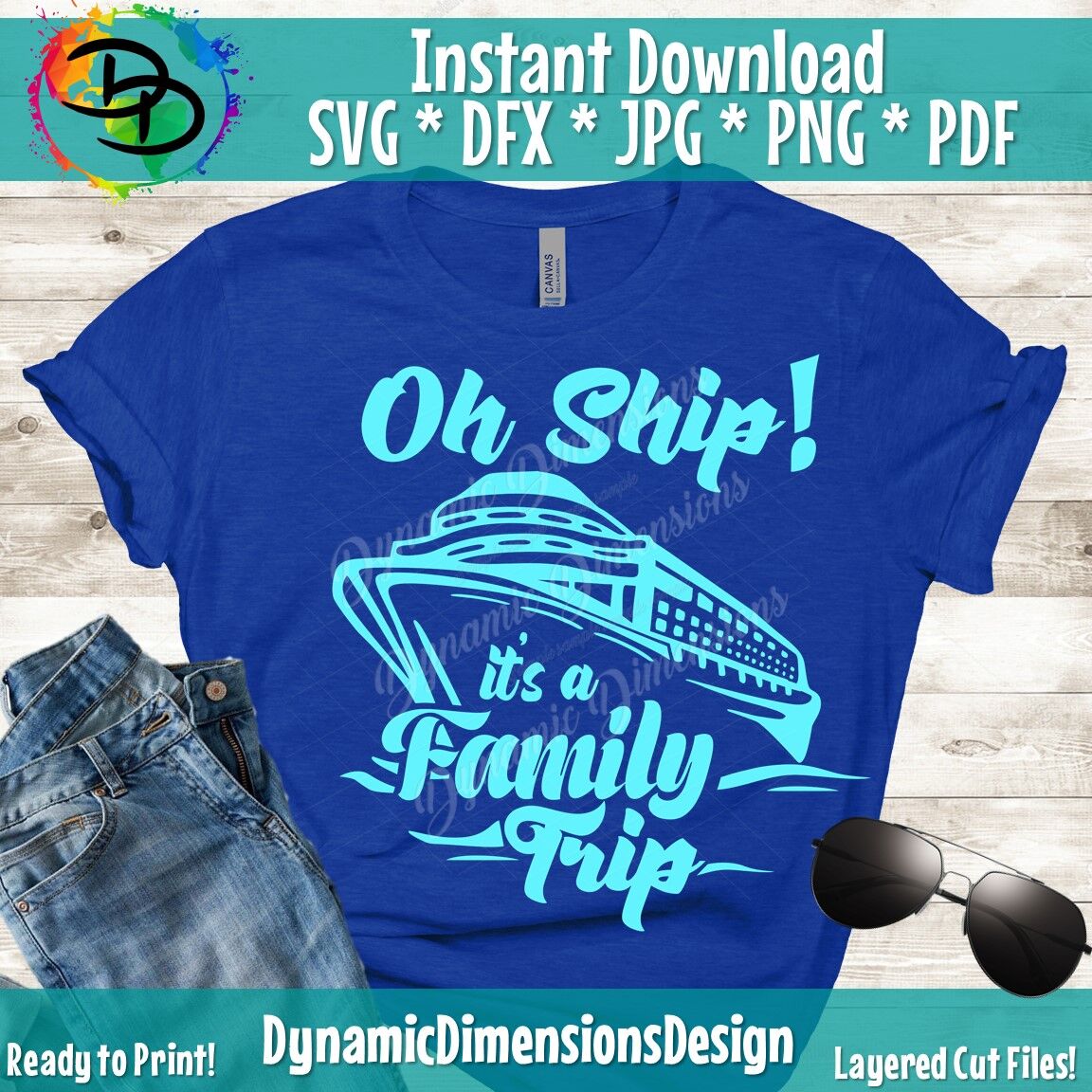 Family Cruise SVG, Oh SHip its a family trip, Cruise svg for Shirt, Cr