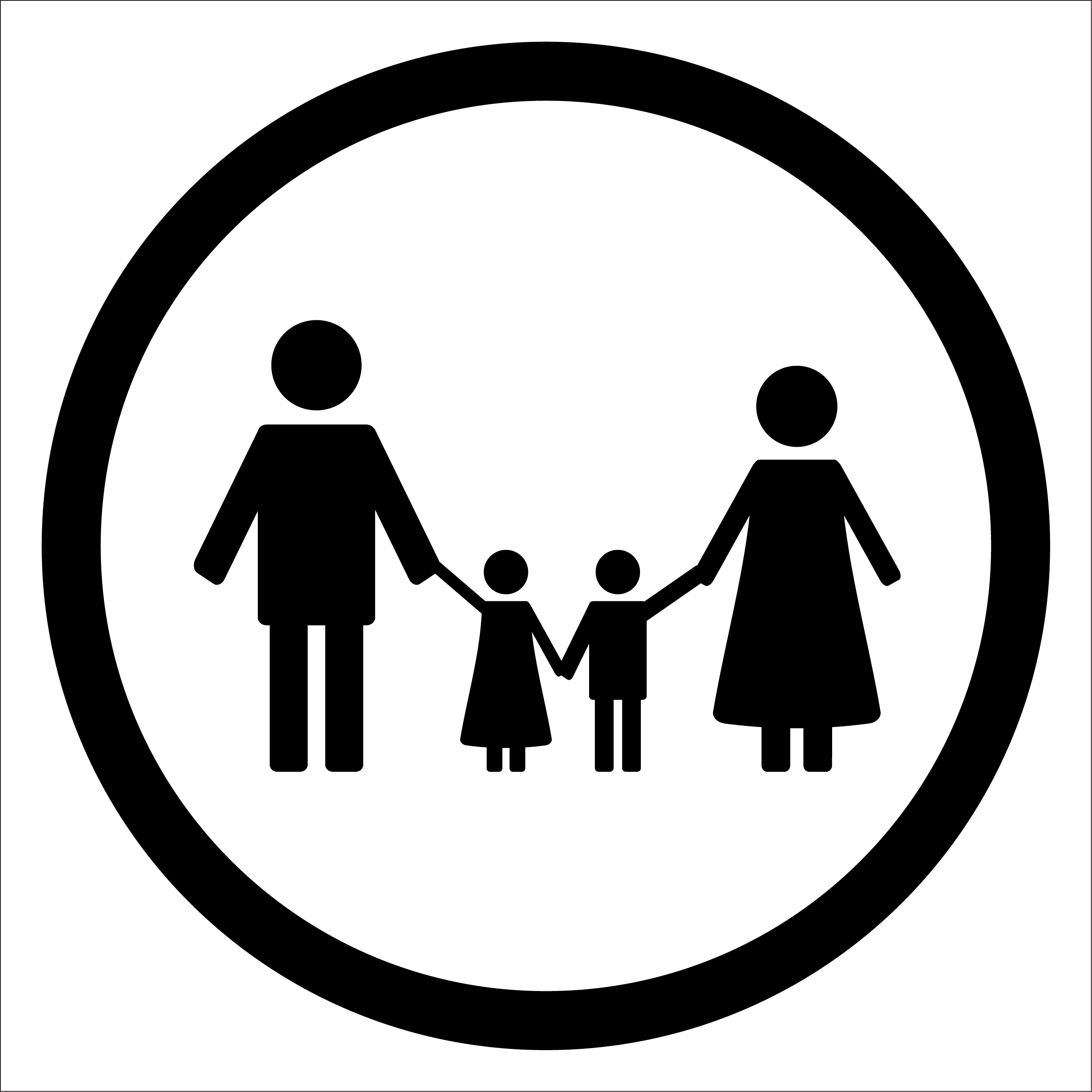 happy family icon png
