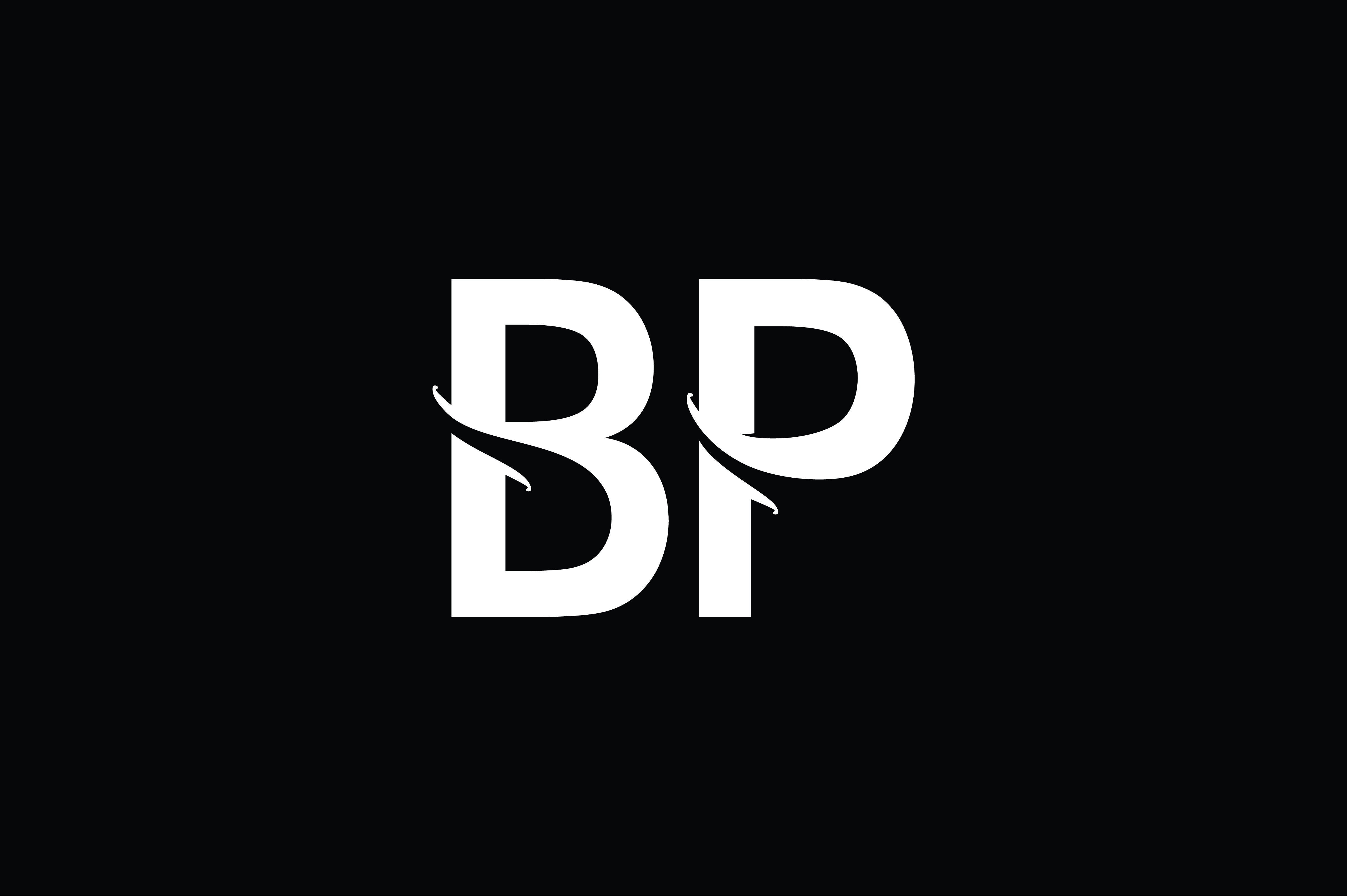 Bp Monogram Logo Design By Vectorseller Thehungryjpeg Com