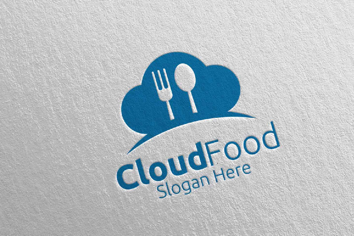 Cloud Food Restaurant Logo 14 By denayunethj TheHungryJPEG