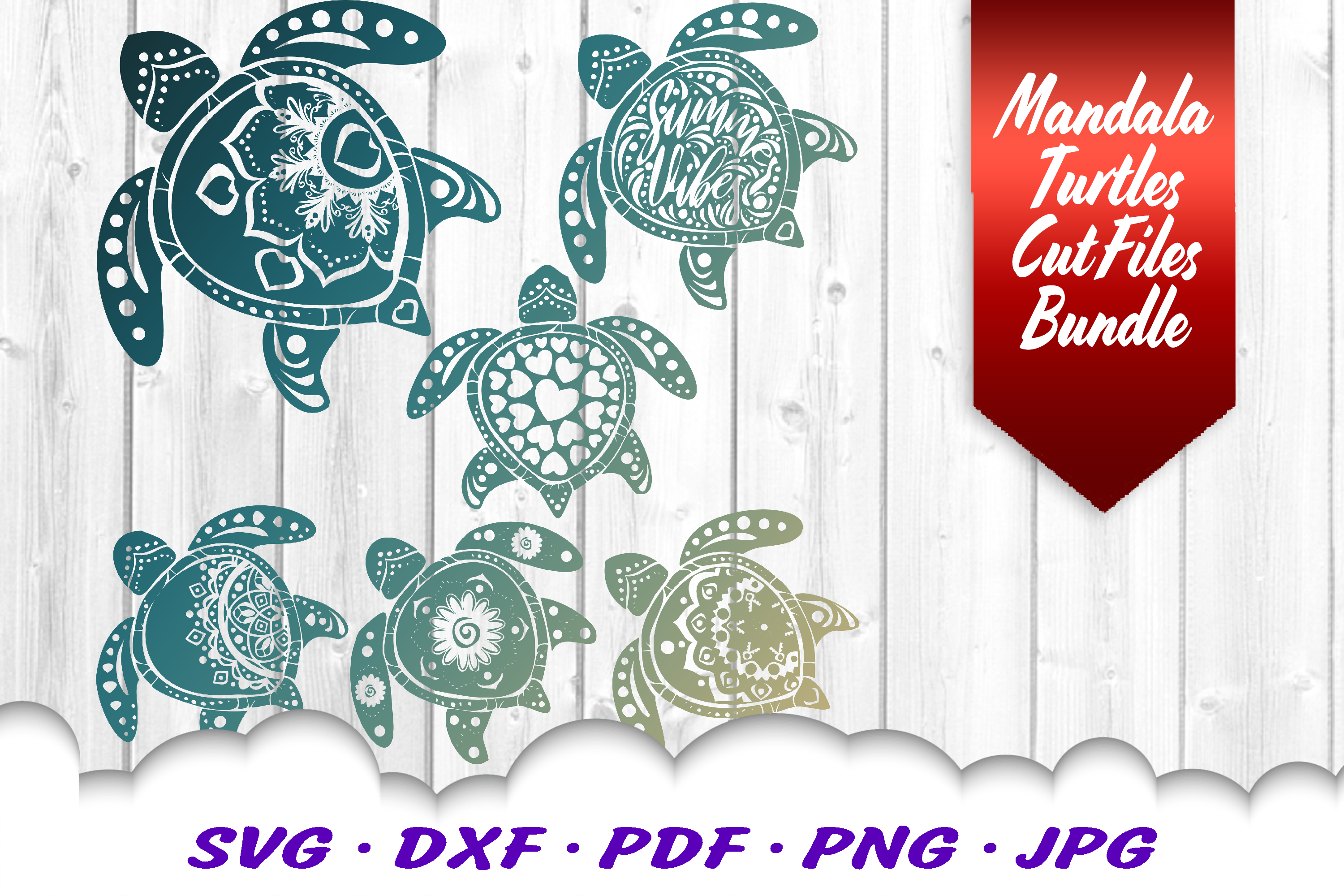 Download Silhouette Mandala Turtle Svg SVG, PNG, EPS, DXF File