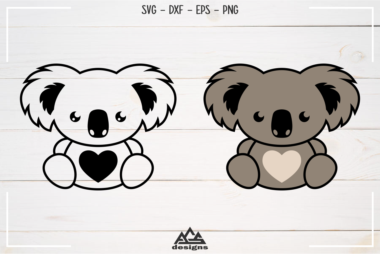 Download Cutie Koala Australia Svg Design By AgsDesign | TheHungryJPEG.com