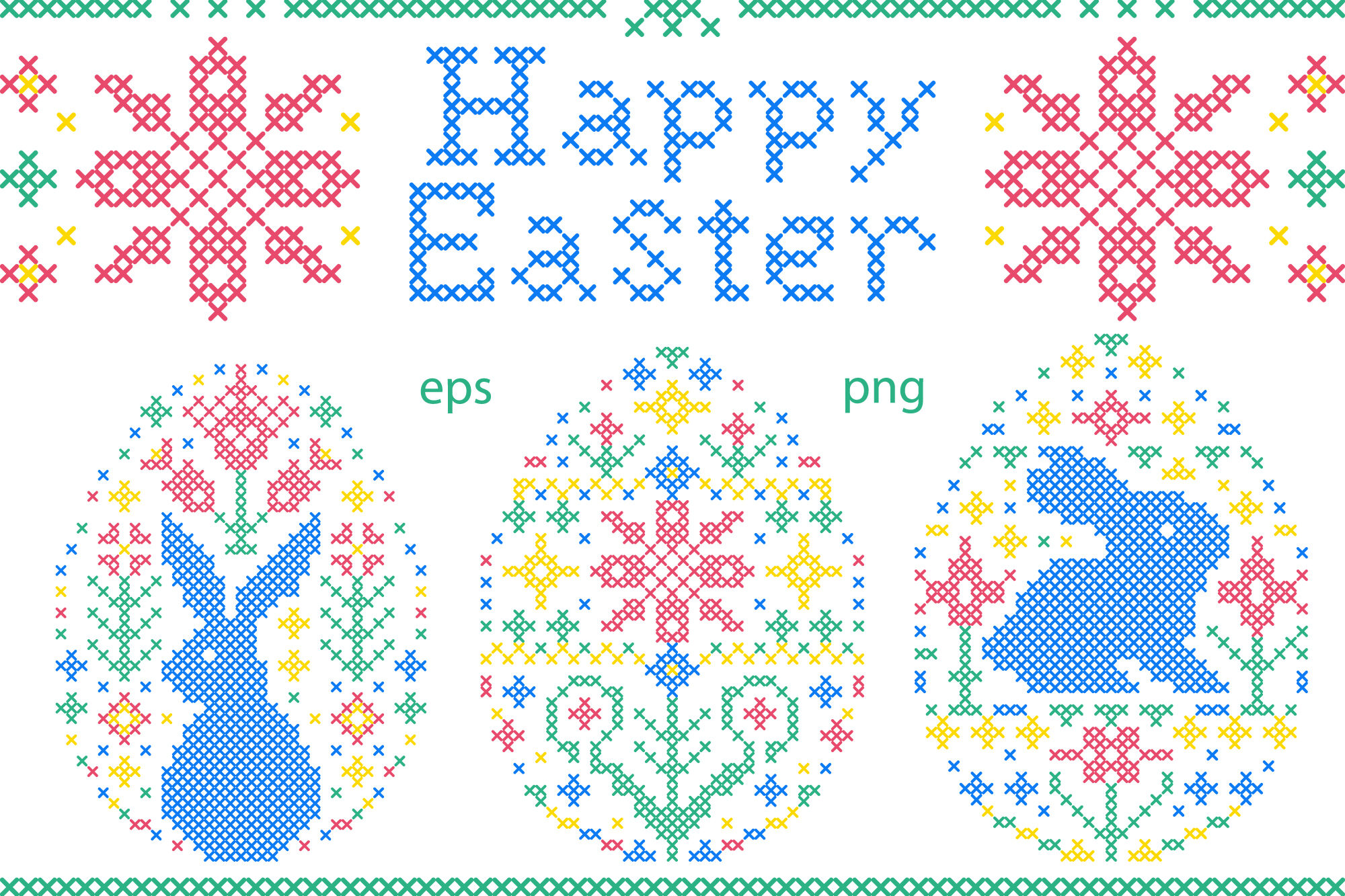 Free Printable Pdf Easter Cross Stitch Patterns Free Cross Stitch Pattern Free Download