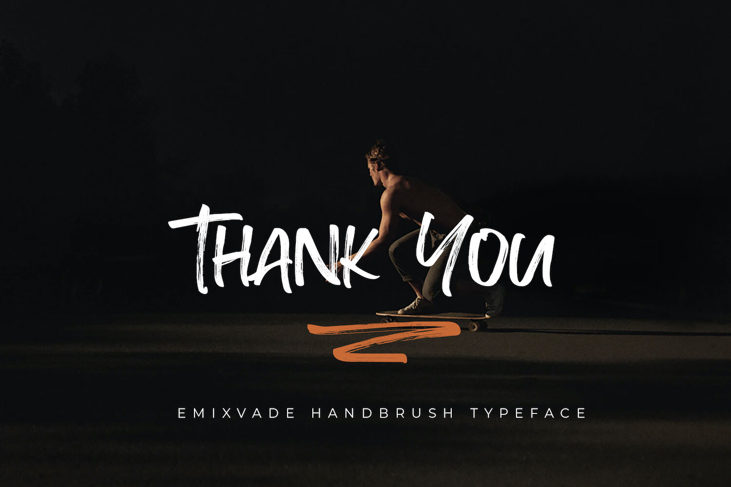 Emixvade Handbrush Font By Stringlabs Thehungryjpeg Com
