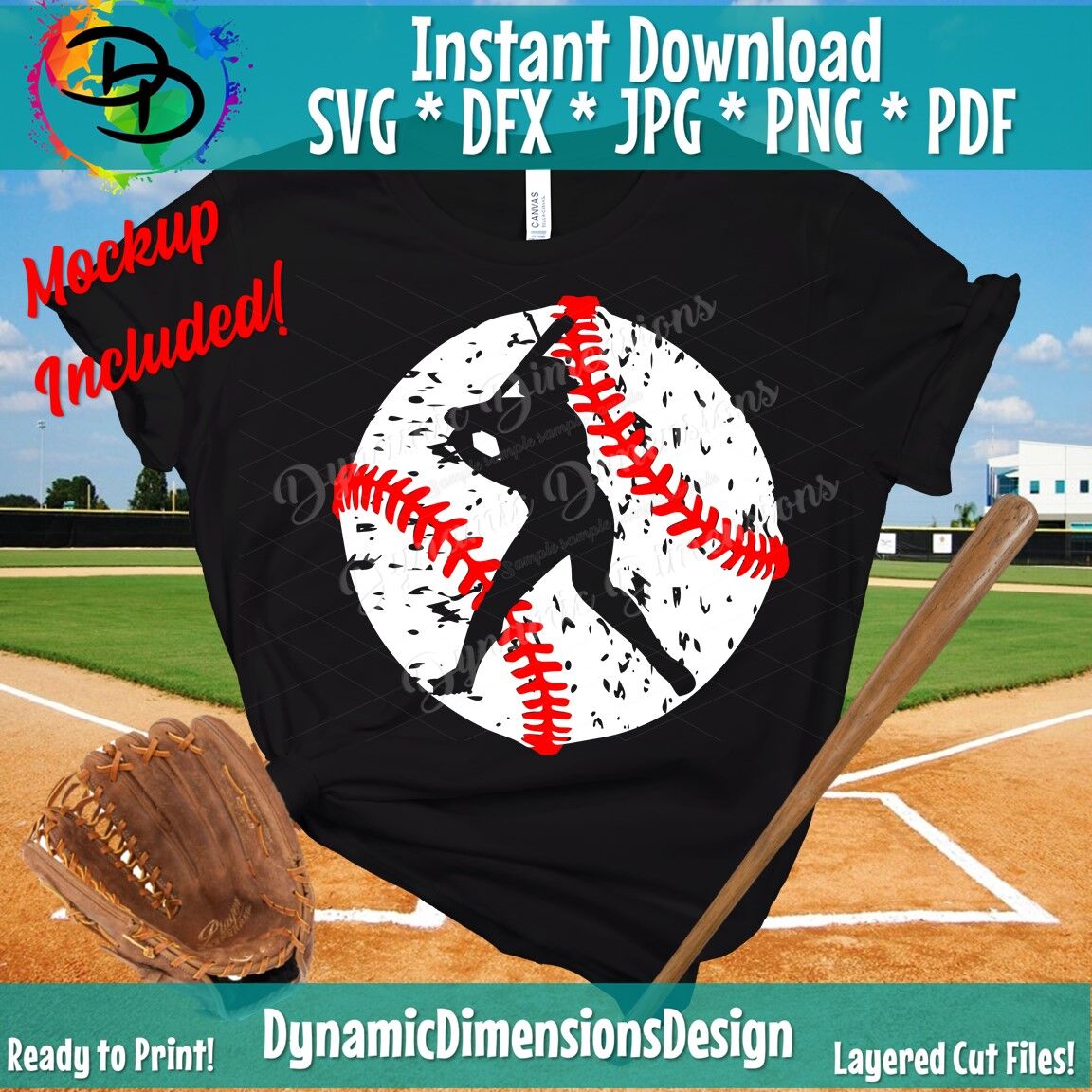 Baseball Svg Grunge Baseball Svg Baseball Mom Baseball Shirt Png By Dynamic Dimensions Thehungryjpeg Com
