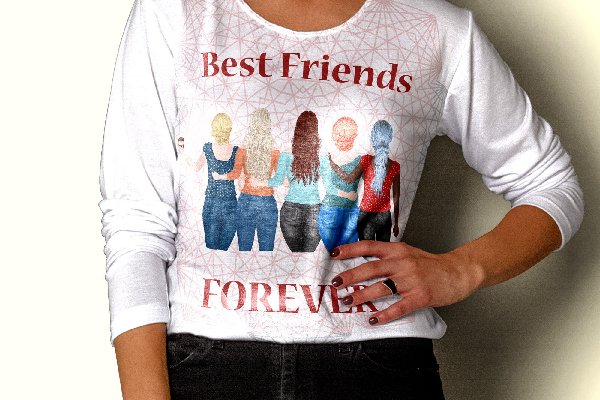 Download Best Friends Clipart,Plus size girls, Portrait Creator By ...