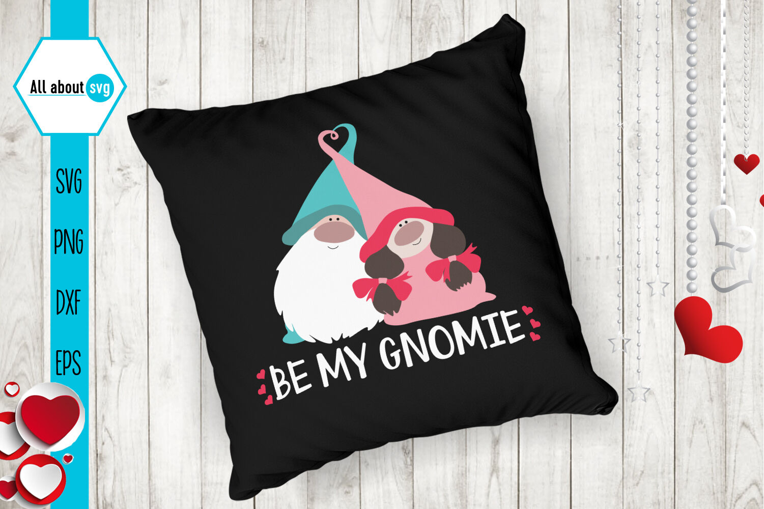 Valentines Gnome Bundle Svg By All About Svg ...
