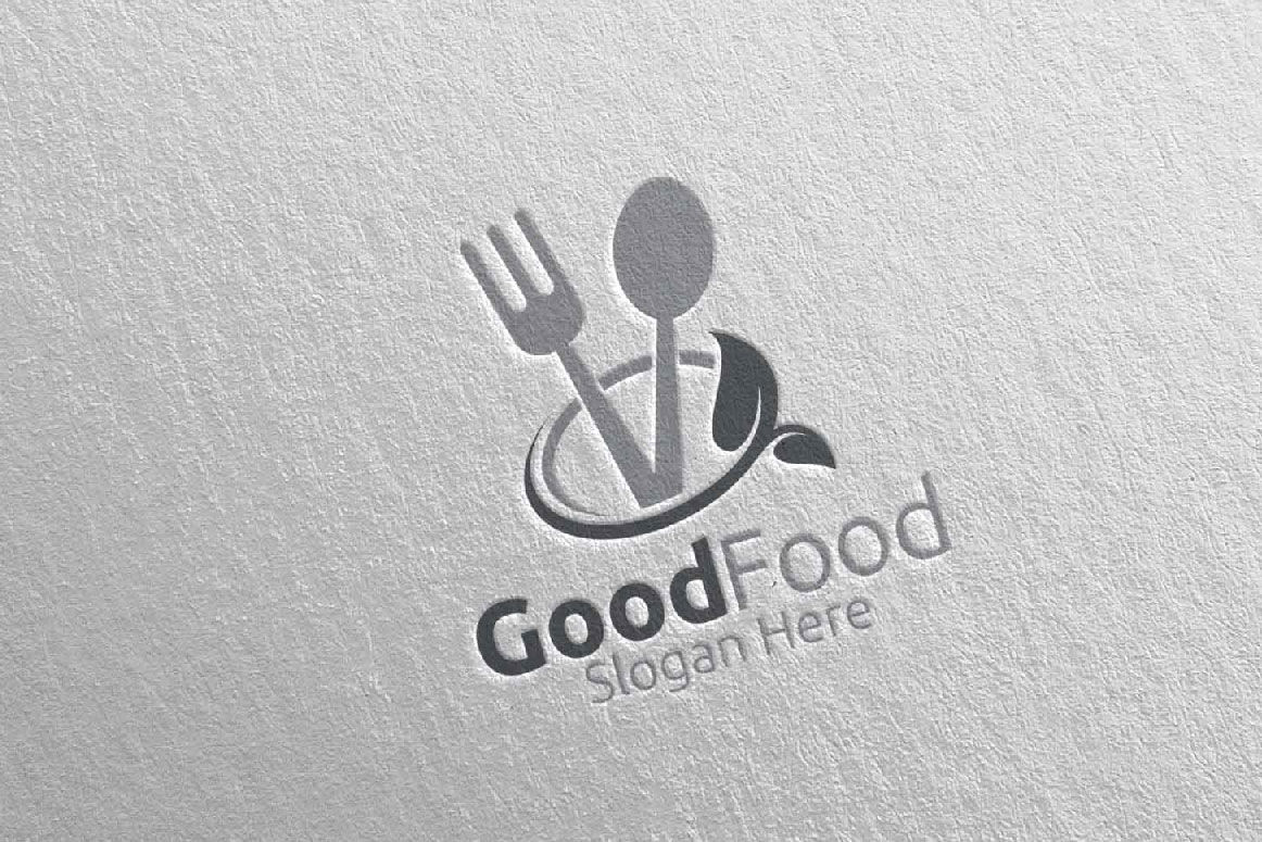 Good Food Logo For Restaurant Or Cafe 56 By Denayunethj Thehungryjpeg Com