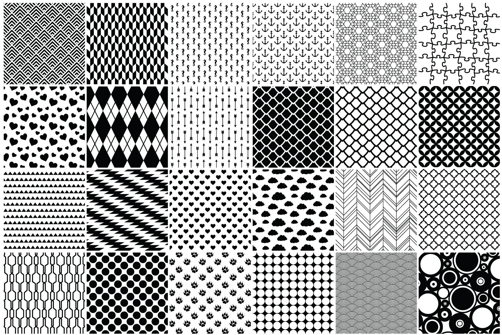 45 Bundle Pattern Svg, Vector Cricut Graphic by Design SVG