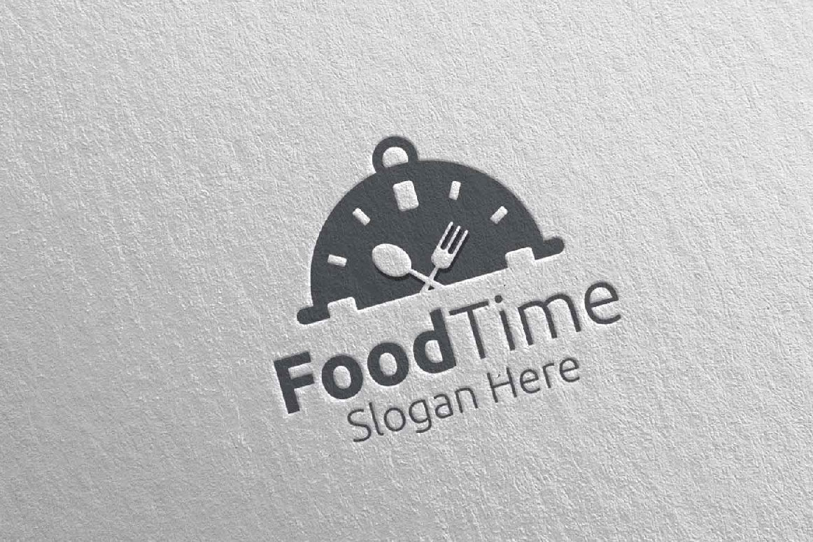 Food Time Logo For Restaurant Or Cafe 62 By Denayunethj Thehungryjpeg Com